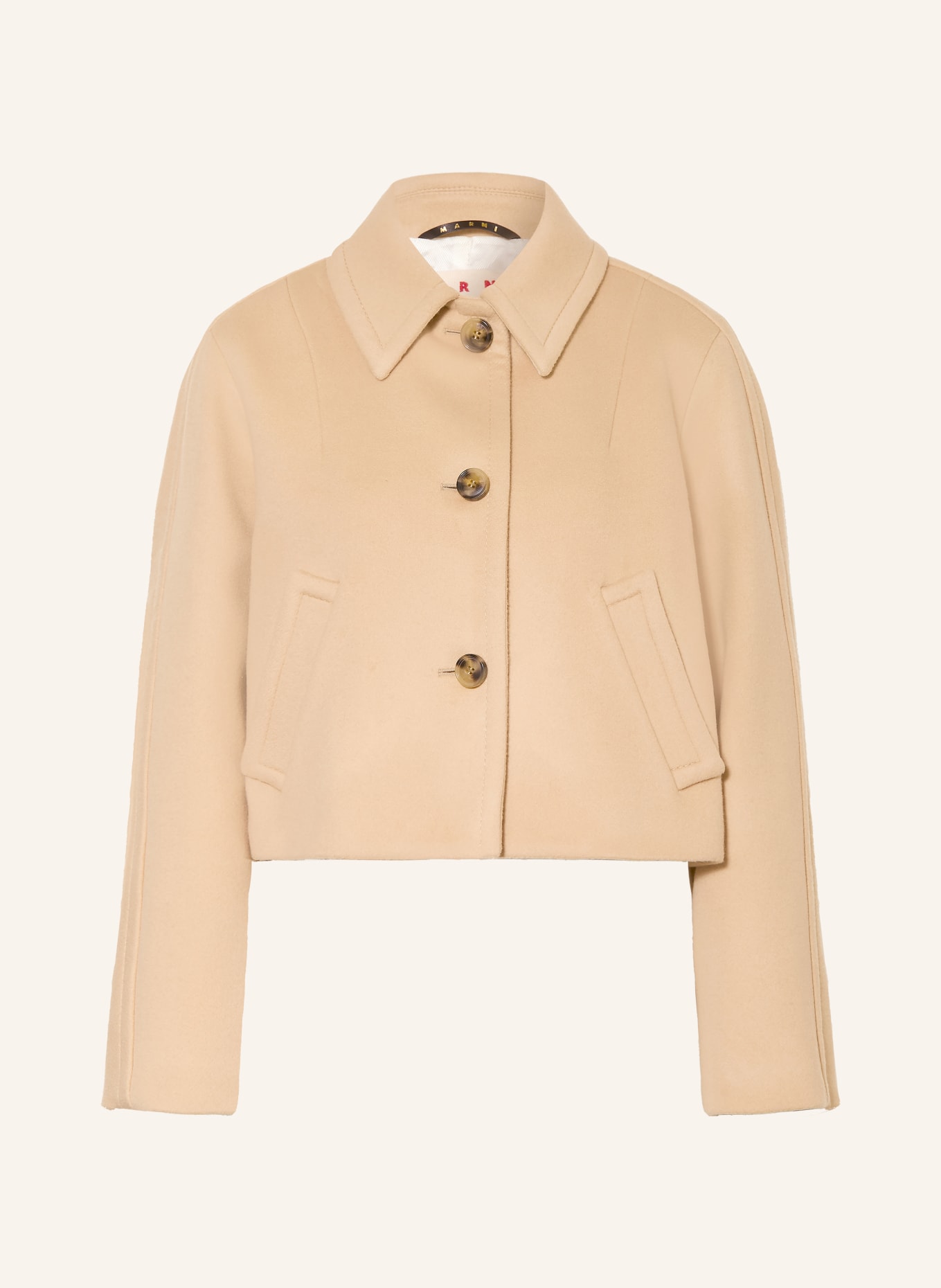 MARNI kabátová bunda: VELBLOUDÍ