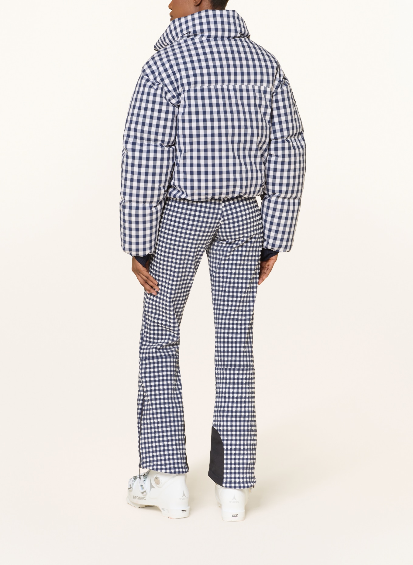 CORDOVA Lyžařské kalhoty FERNIE: TMAVĚ MODRÁ / MODRÁ / BÍLÁ