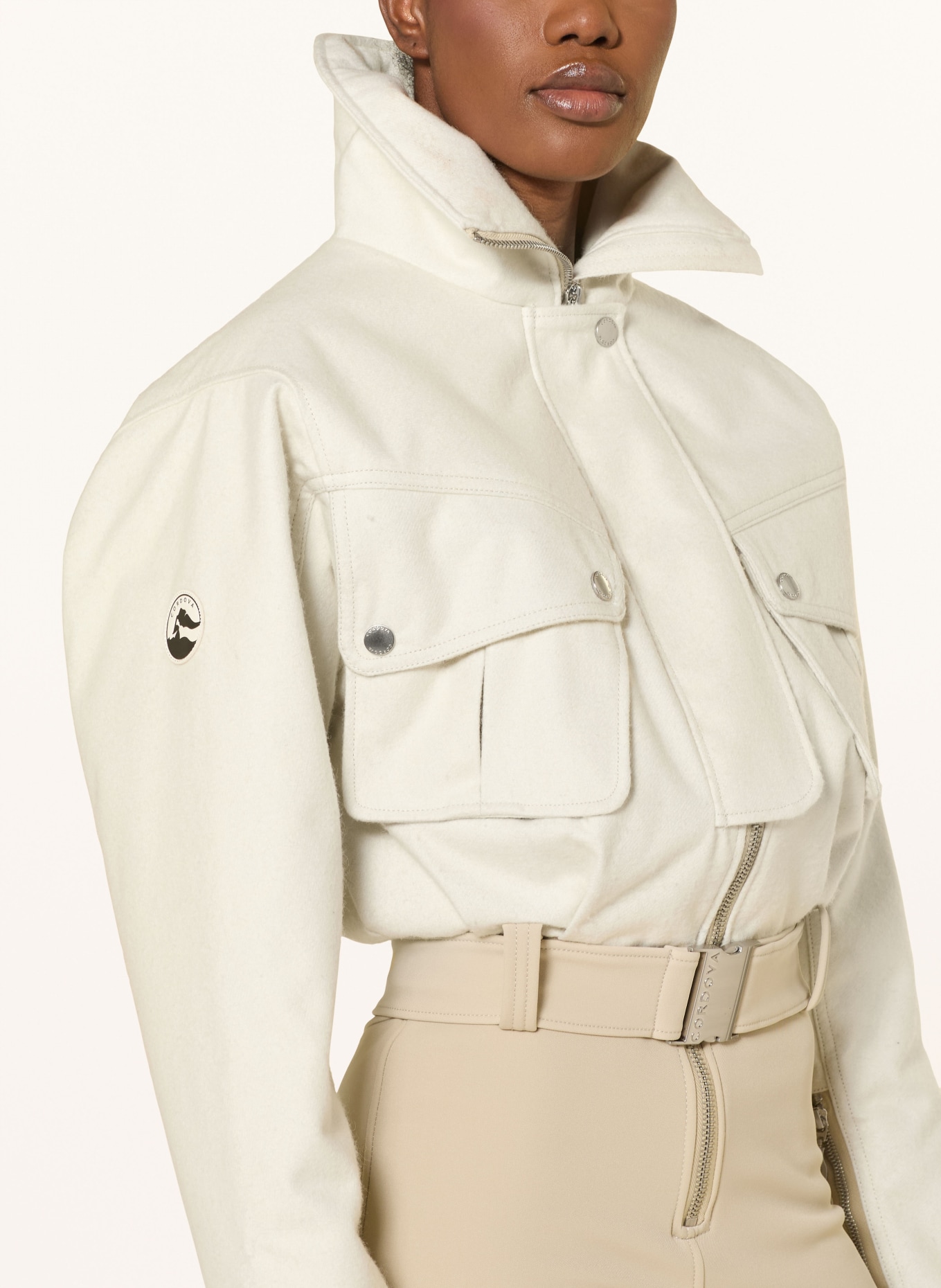 CORDOVA TELLURIDE ski suit: CREAM / ECRU