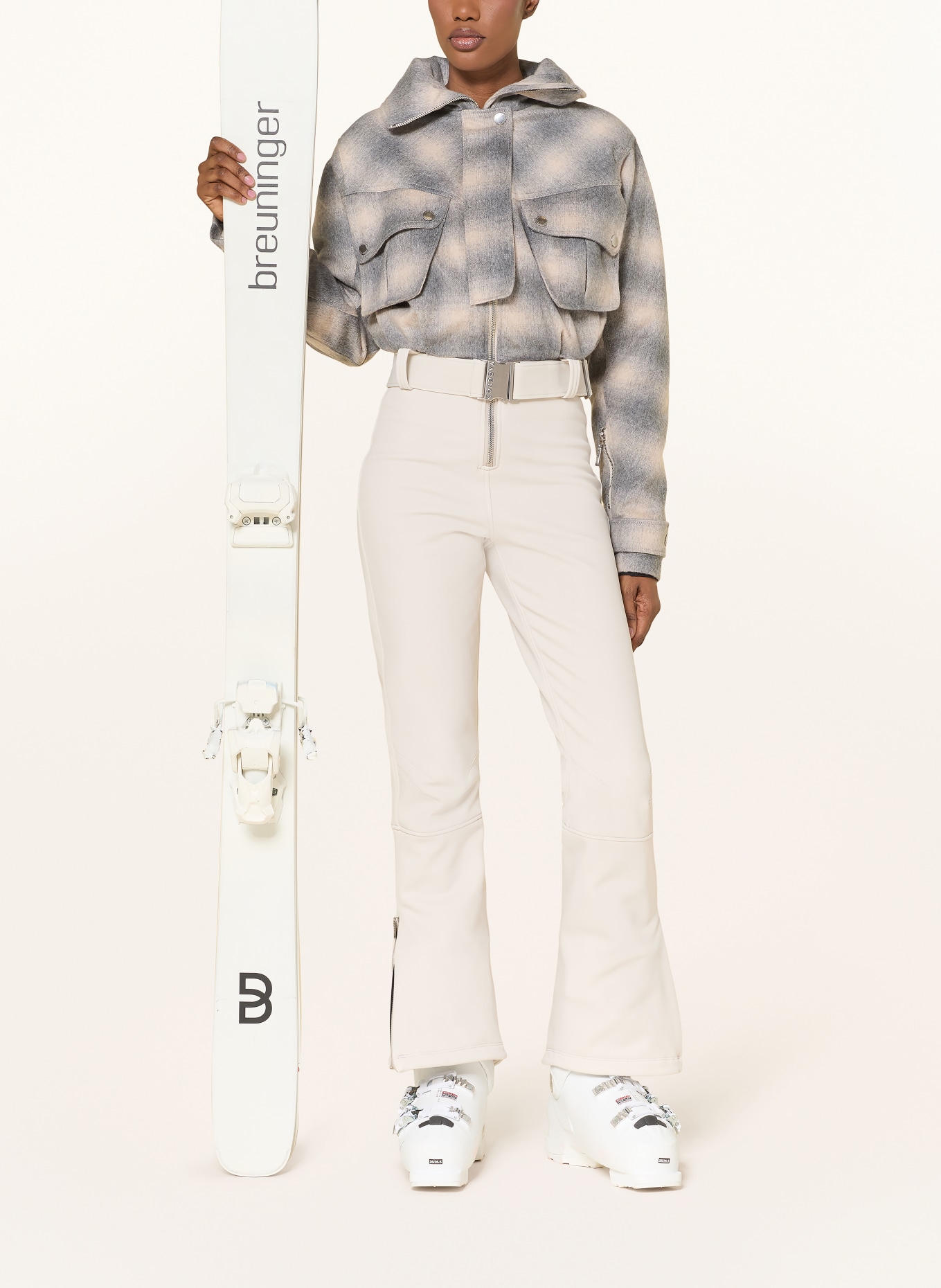 CORDOVA TELLURIDE ski suit: GRAY / LIGHT GRAY