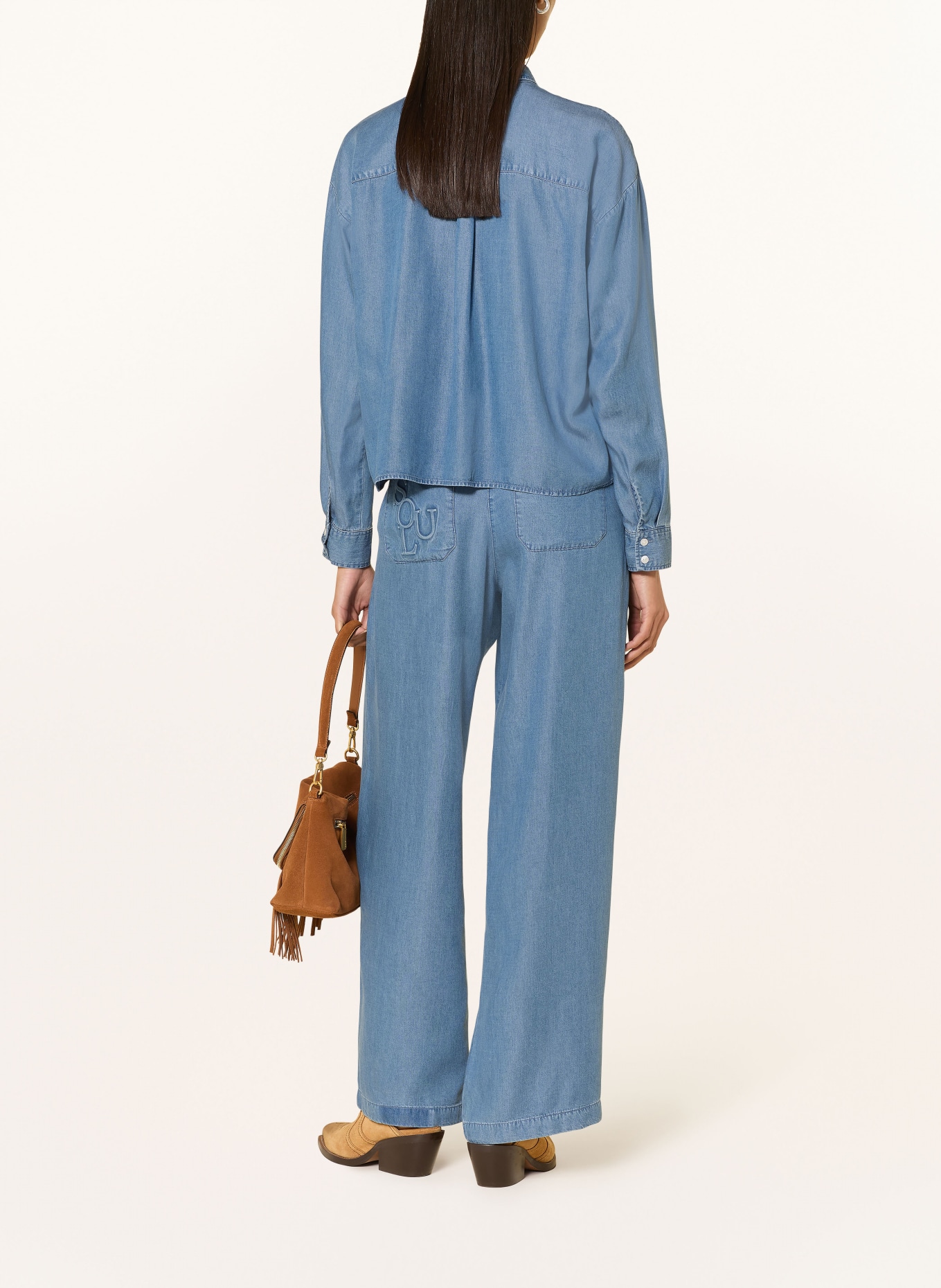 Smith & Soul Hemdbluse in Jeansoptik: BLAU