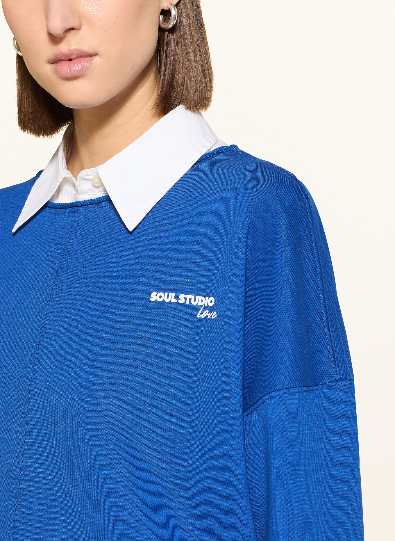 Smith & Soul Bluza oversize: NIEBIESKI