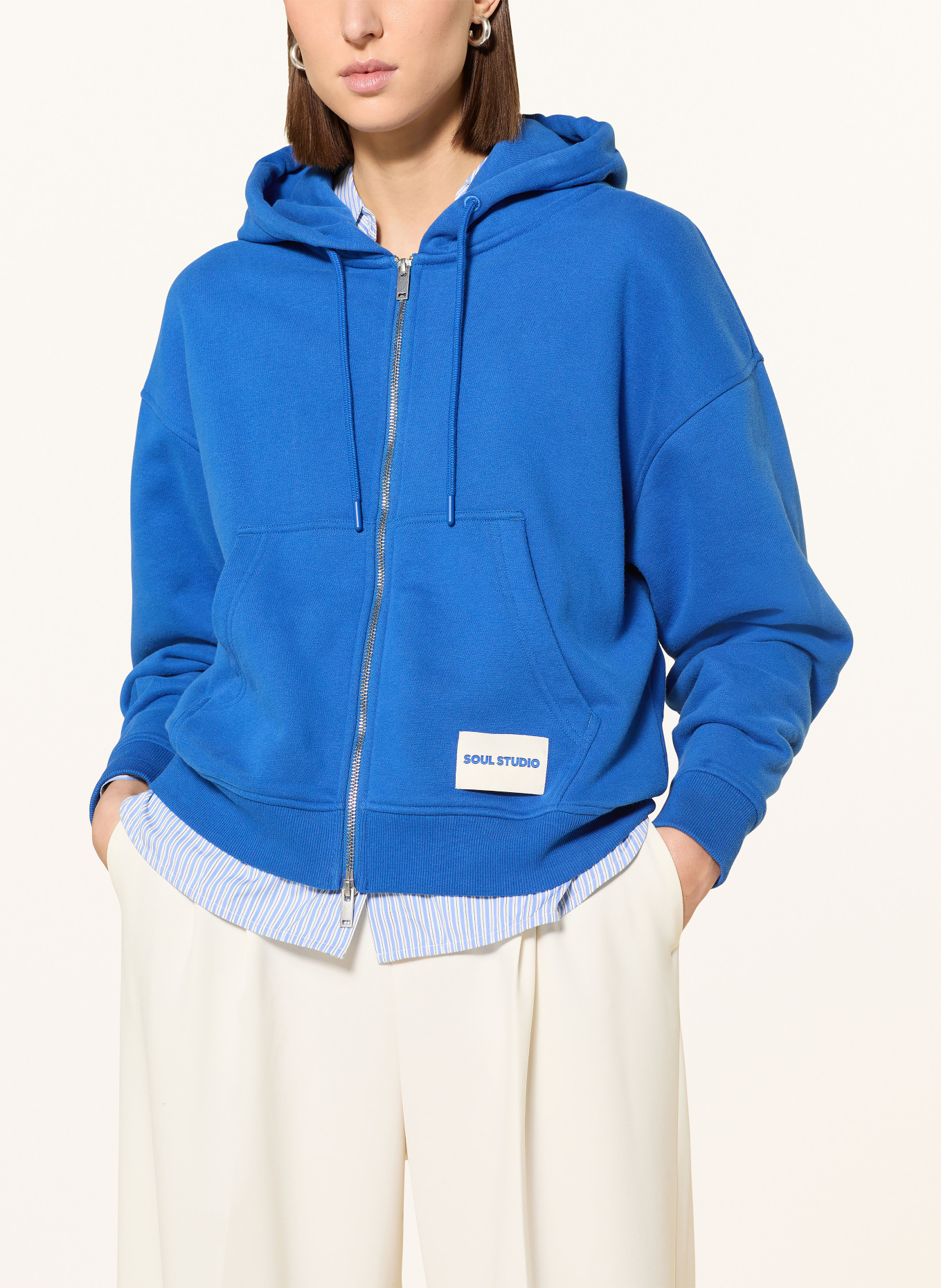 Smith & Soul sweat jacket: BLUE