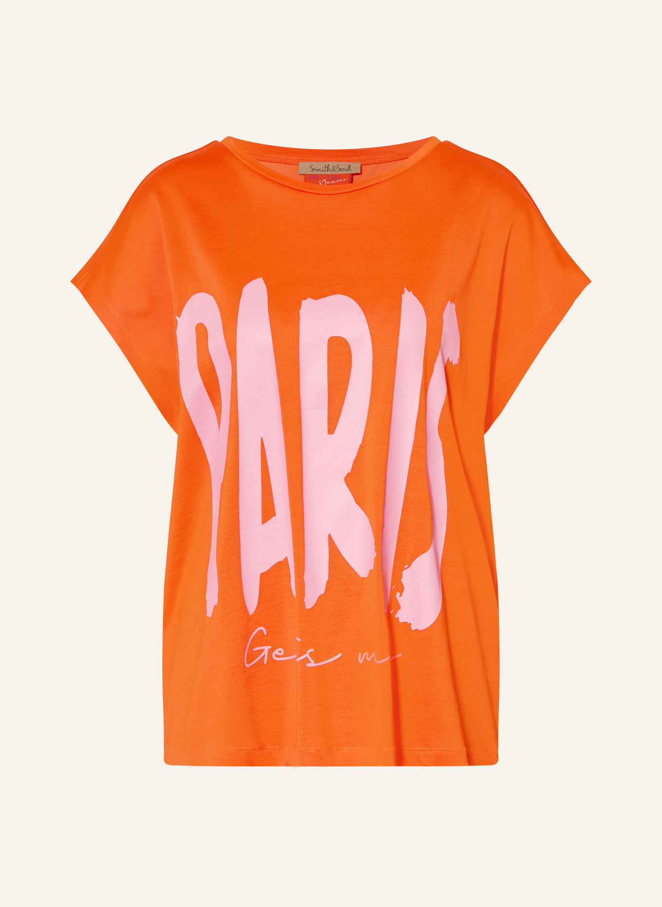 Smith & Soul Oversized-Shirt: ROT