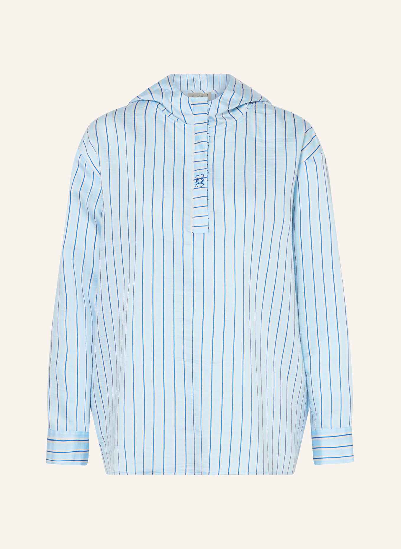 Smith & Soul Blusenshirt: HELLBLAU / DUNKELBLAU / WEISS