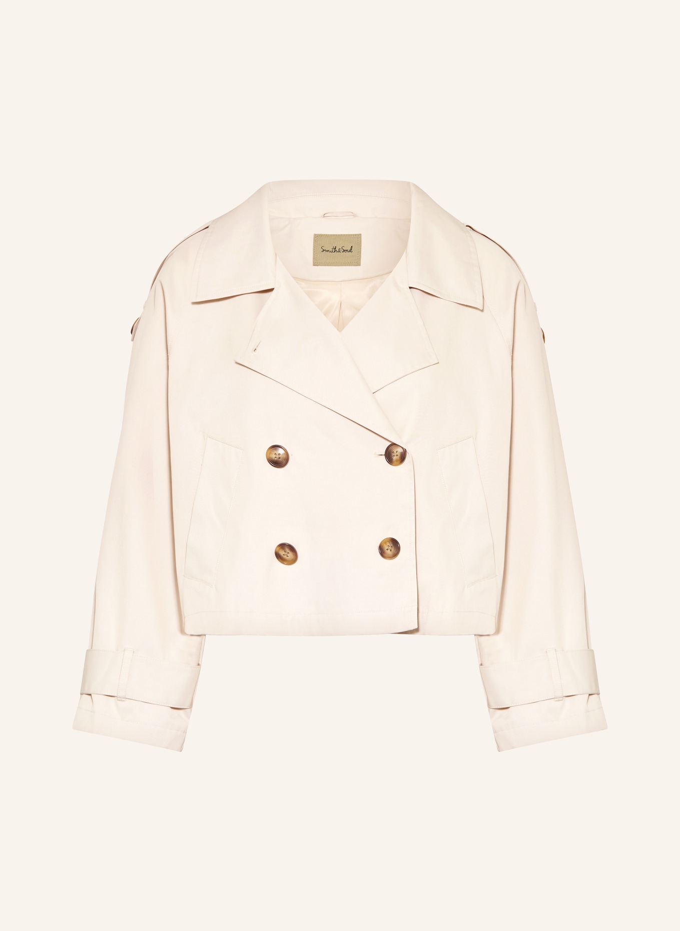 Smith & Soul trench coat: LIGHT BROWN