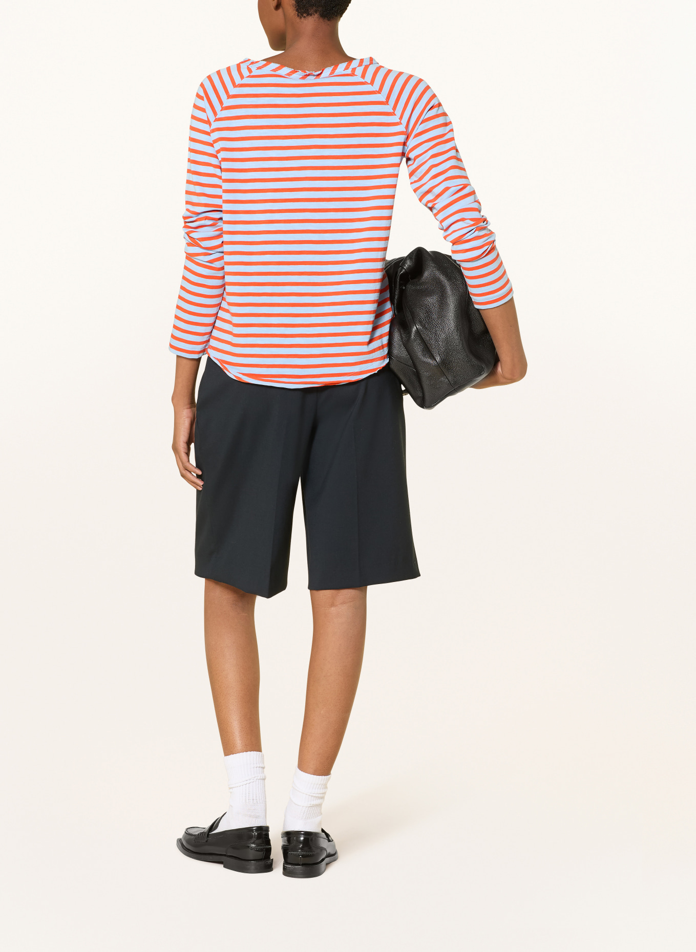 Smith & Soul Longsleeve: BLAUGRAU / ROT