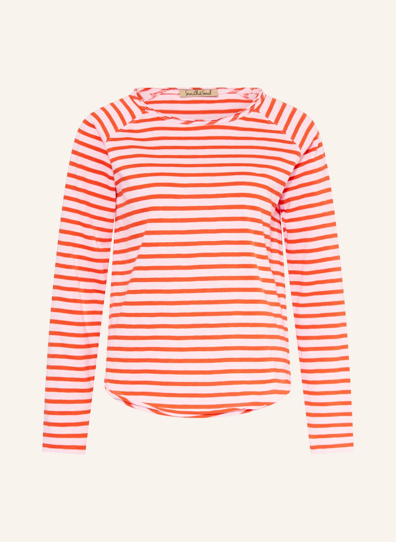 Smith & Soul Longsleeve: ROT / HELLROSA