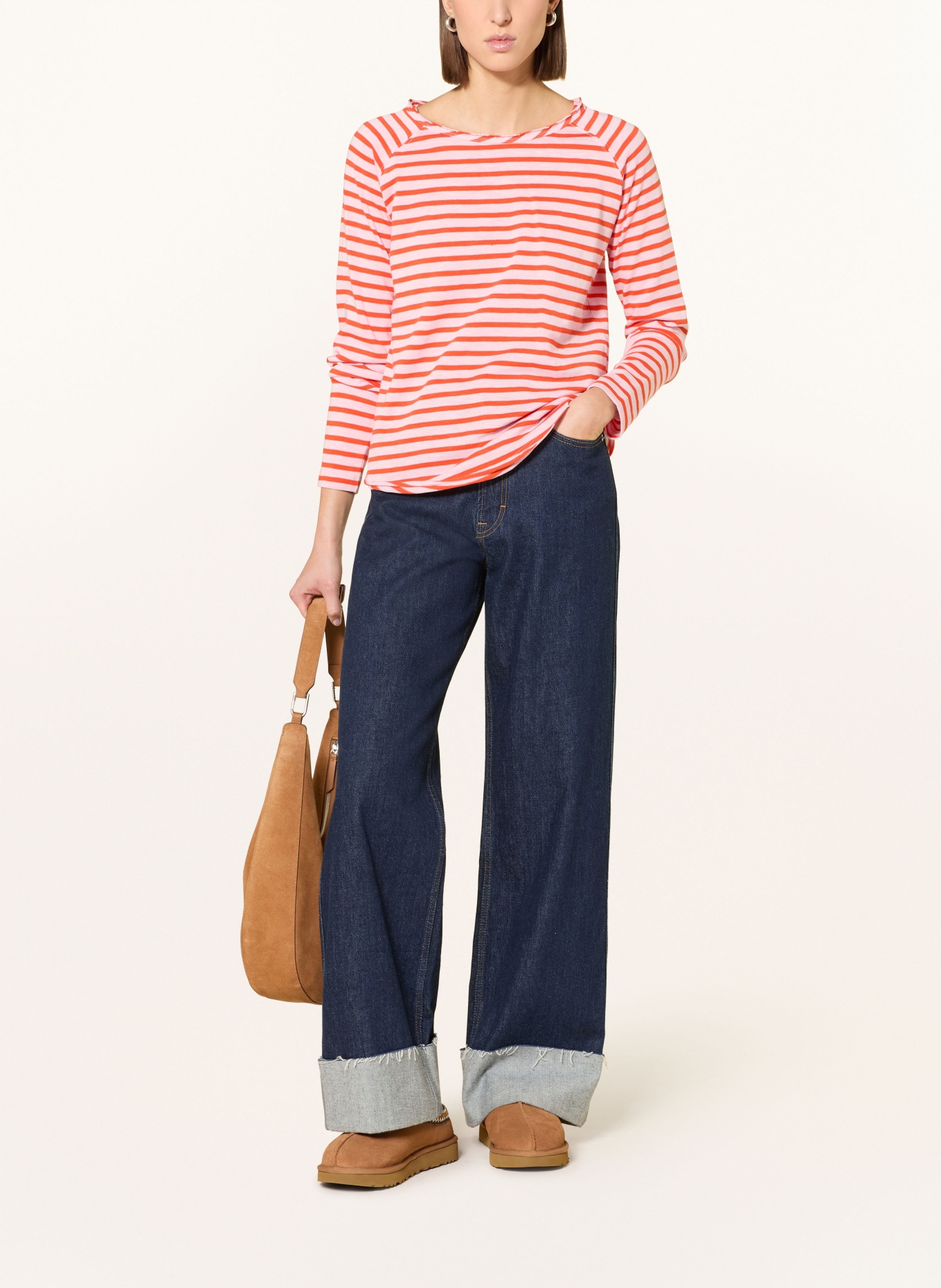 Smith & Soul Longsleeve: ROT / HELLROSA