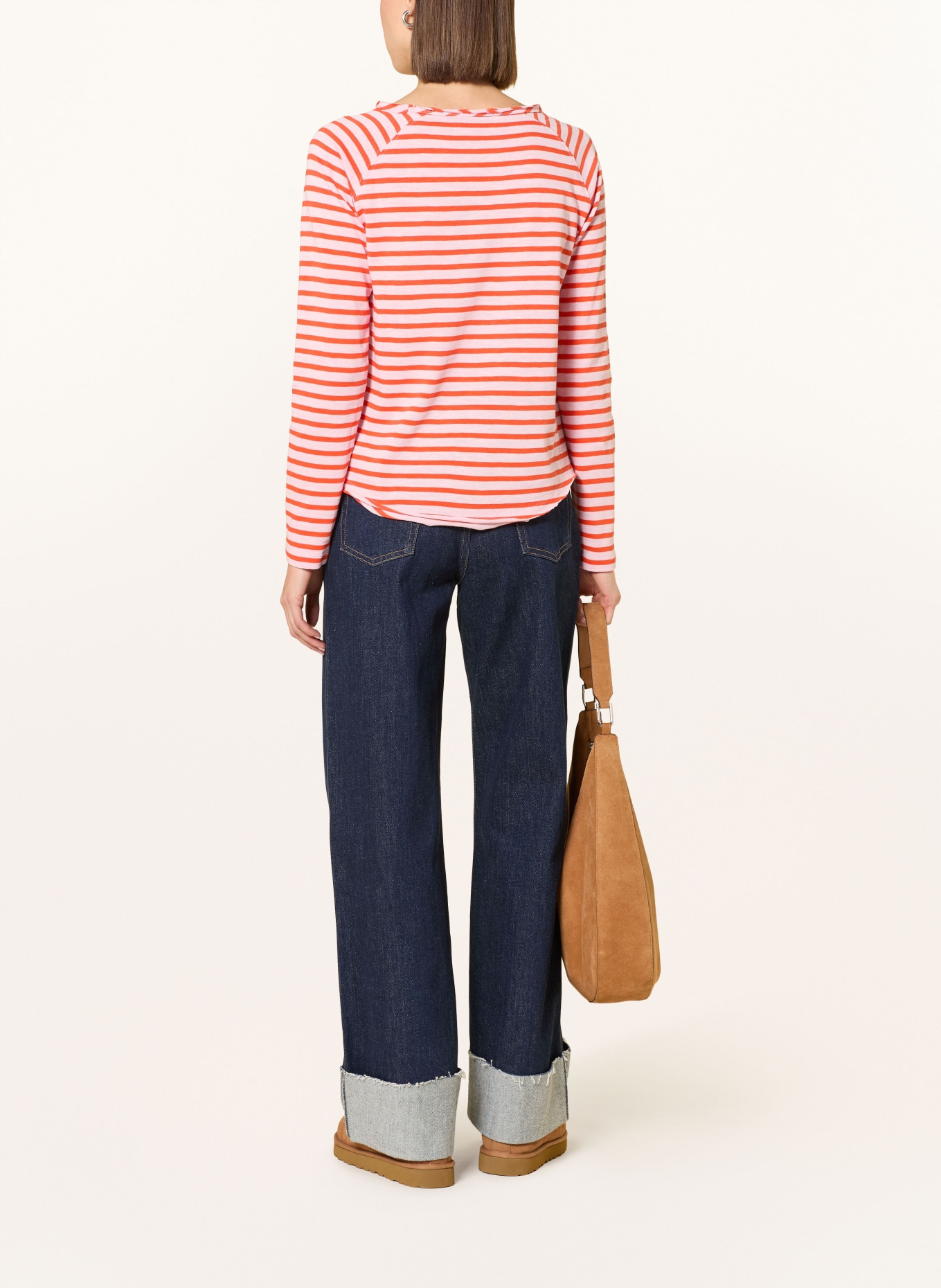 Smith & Soul Longsleeve: ROT / HELLROSA