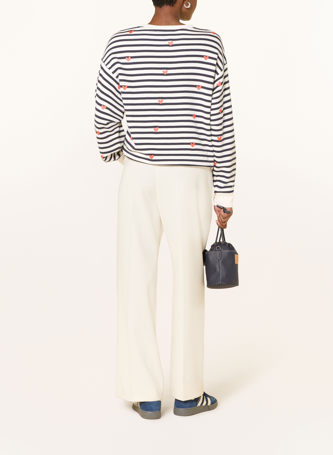 Smith & Soul sweatshirt: DARK BLUE / CREAM