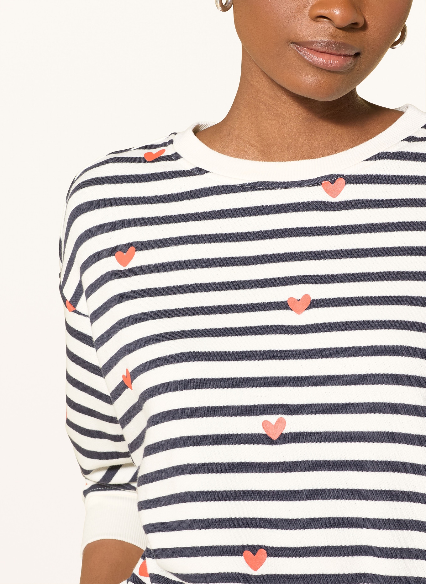 Smith & Soul sweatshirt: DARK BLUE / CREAM