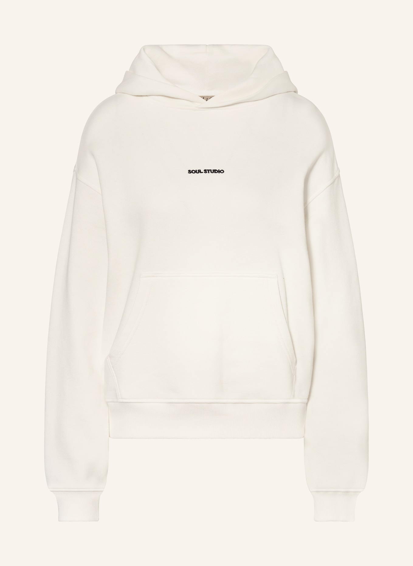 Smith & Soul hoodie: CREAM / DARK BLUE