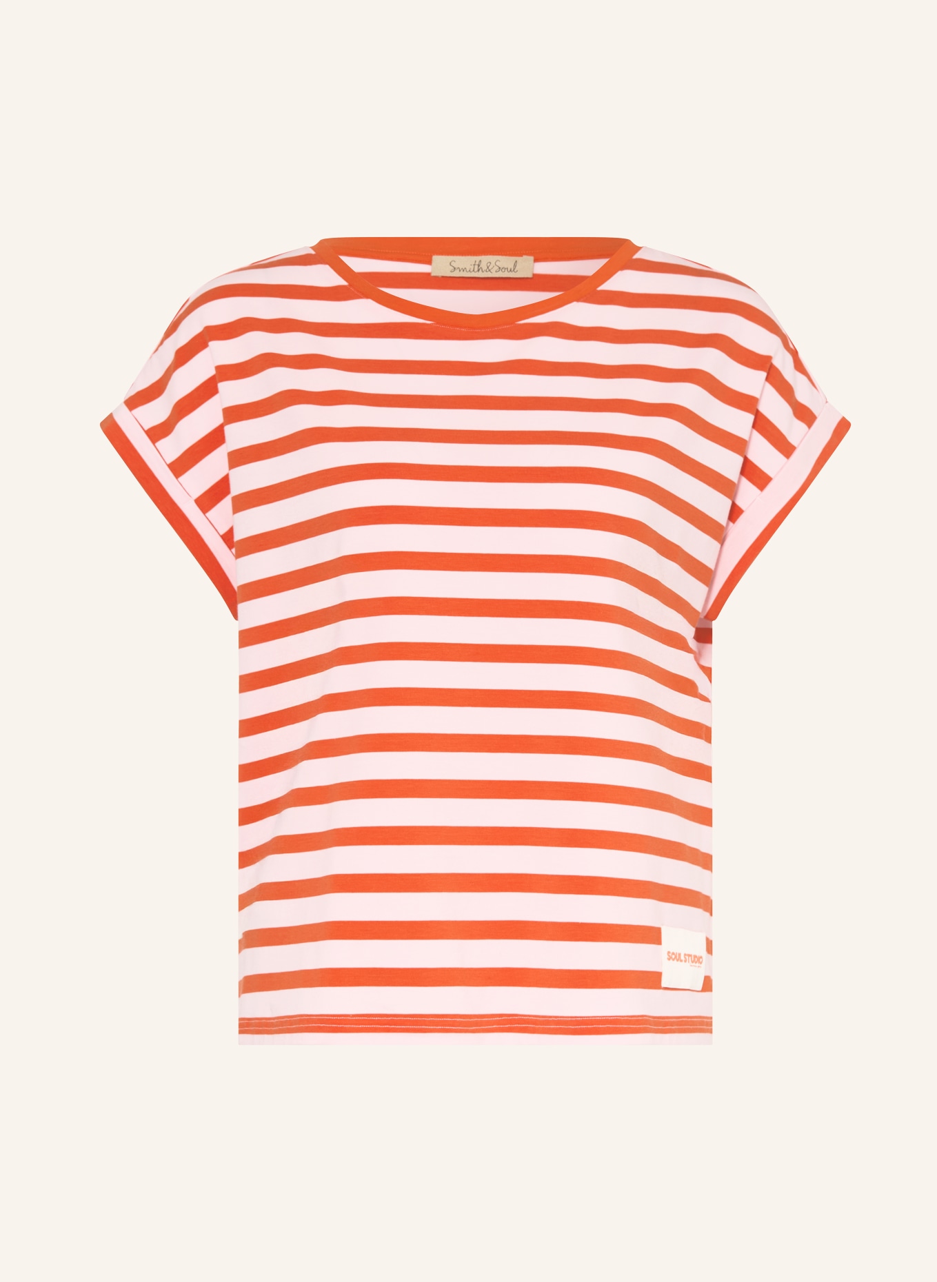 Smith & Soul Oversized-Shirt: HELLROSA / ORANGE