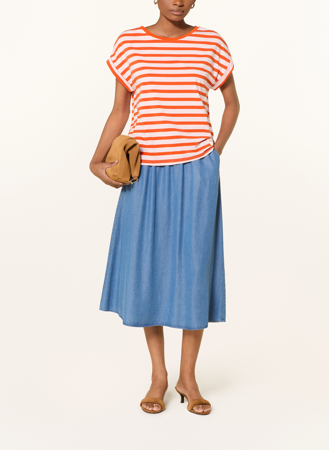 Smith & Soul Oversized-Shirt: HELLROSA / ORANGE