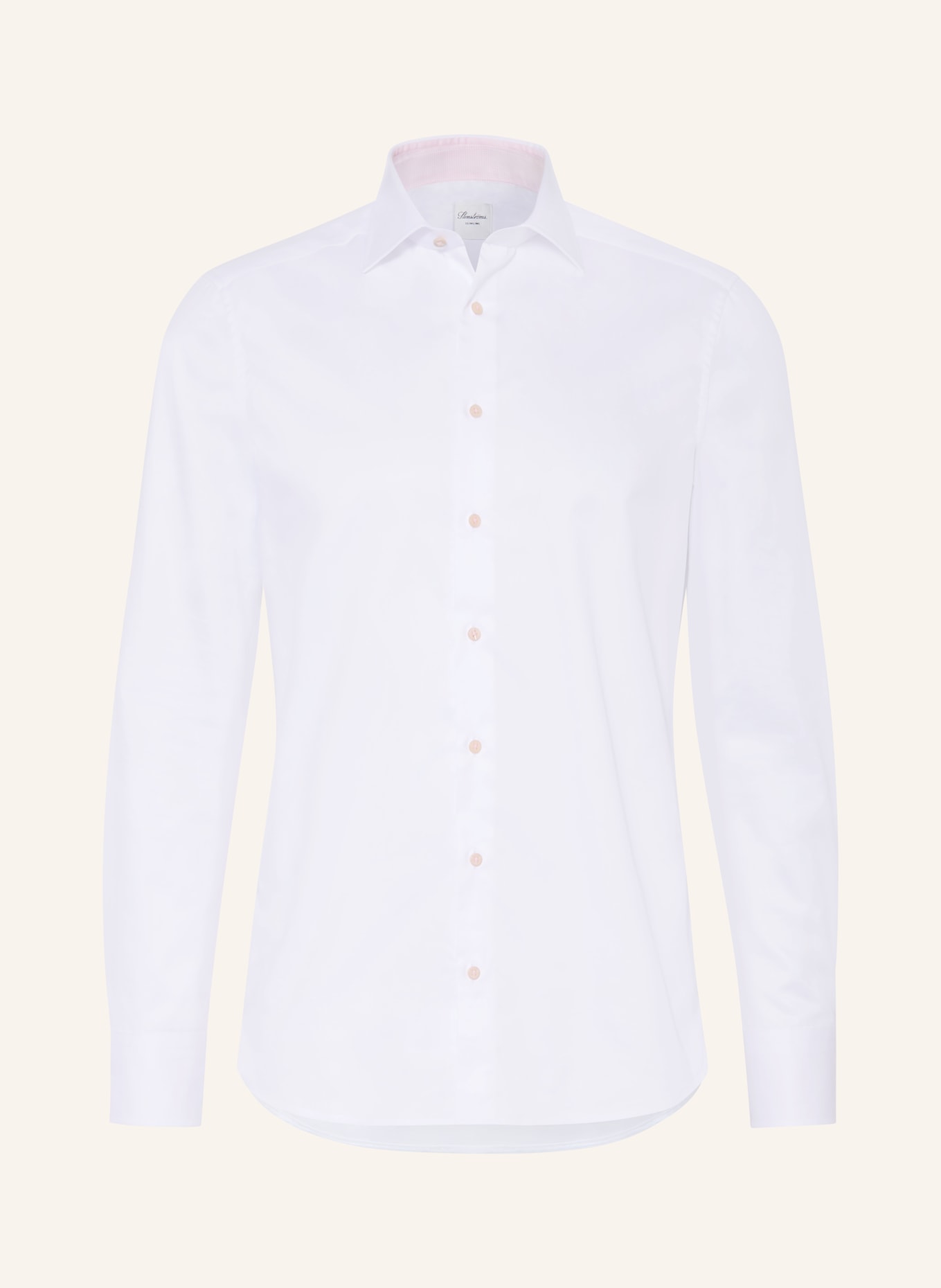 Stenströms Slim fit shirt: WHITE