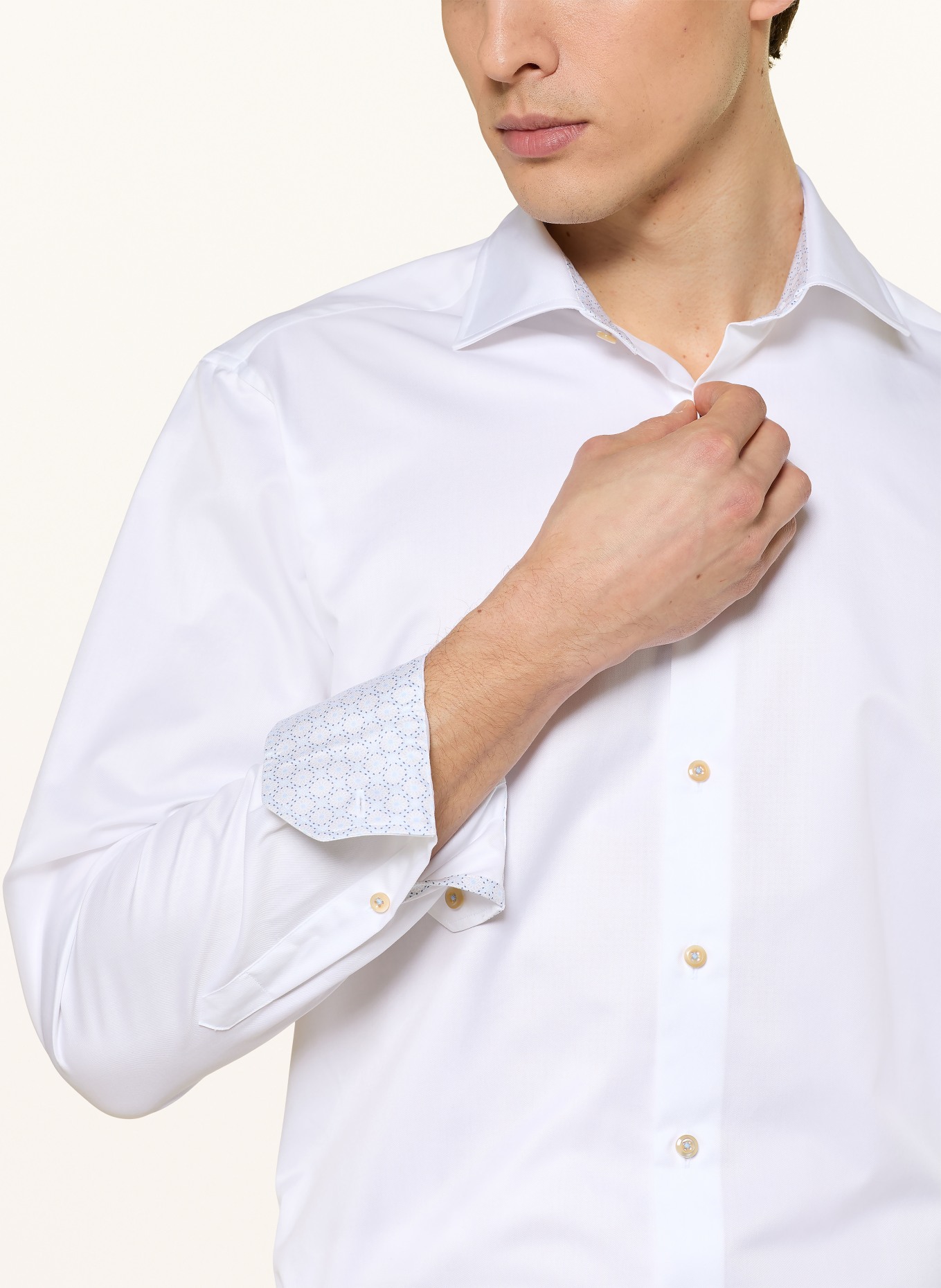 Stenströms Classic Fit Shirt: WHITE