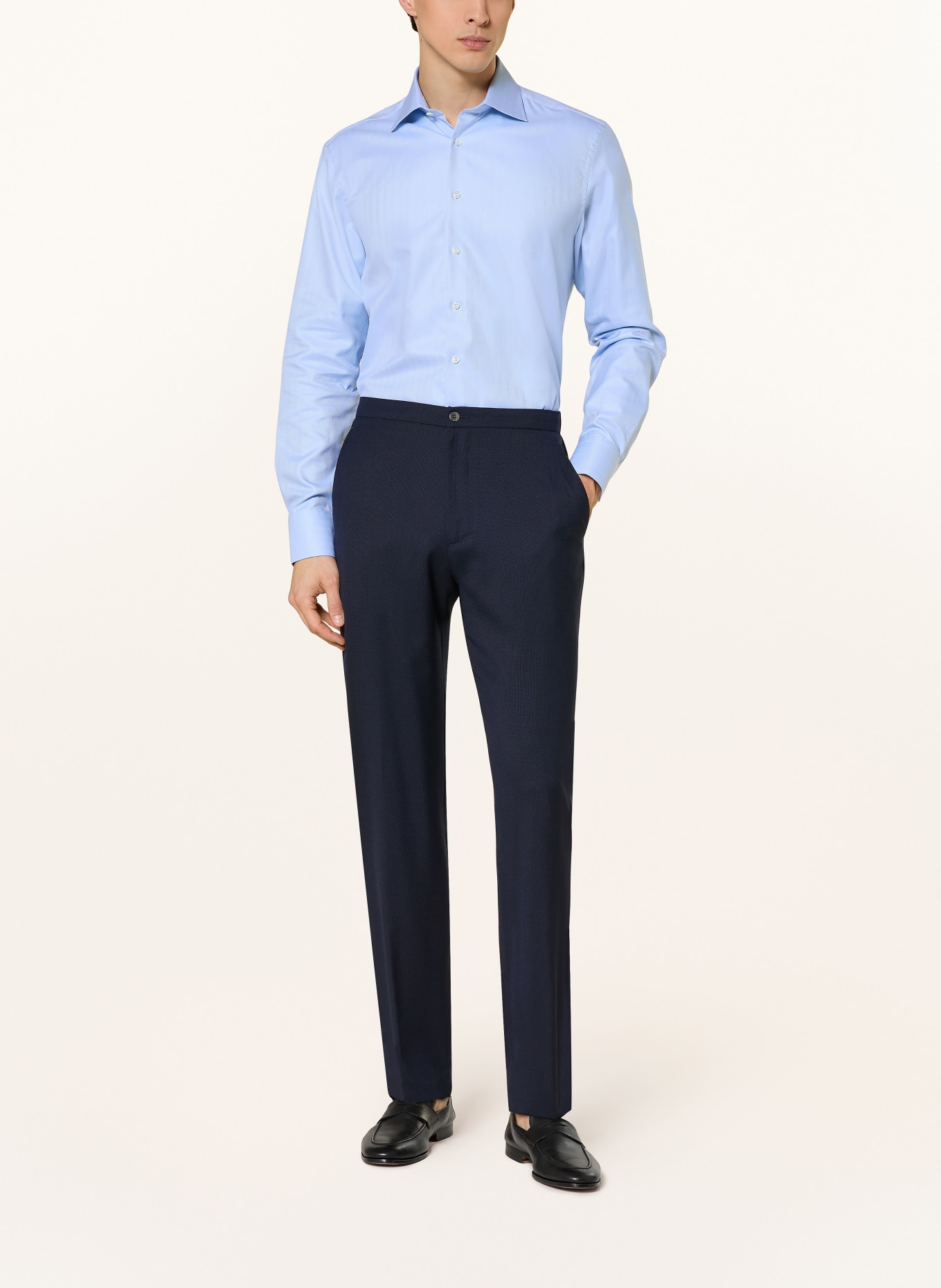 Stenströms Hemd Classic Fit: HELLBLAU