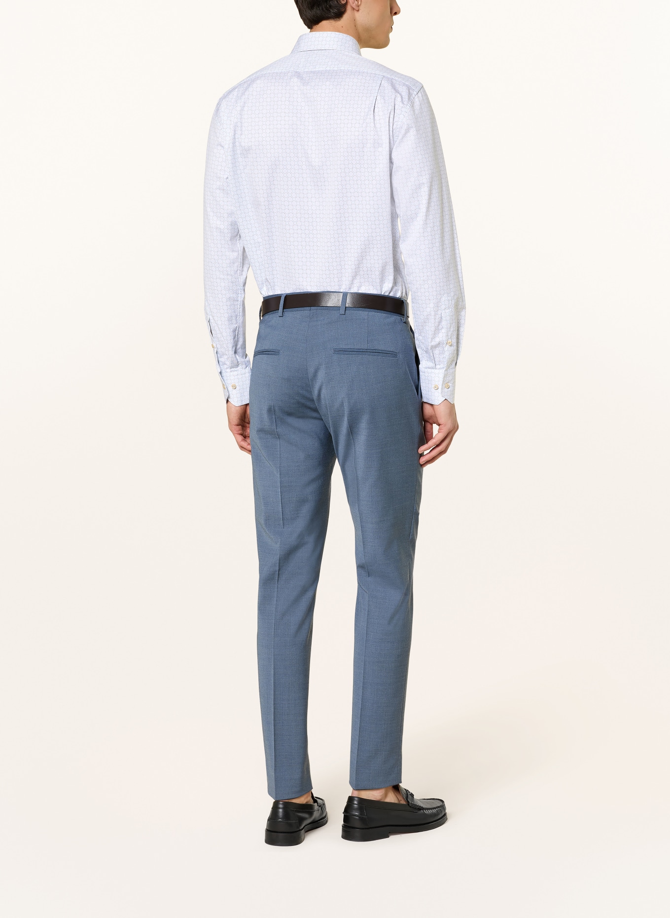 Stenströms Hemd Classic Fit: HELLBLAU / DUNKELBLAU / BLAU