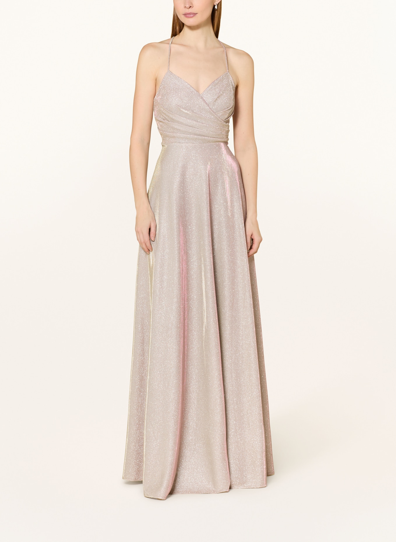 Hey Kyla Suknia wieczorowa z błyszczącą nicią: ZŁOTY / SREBRNY