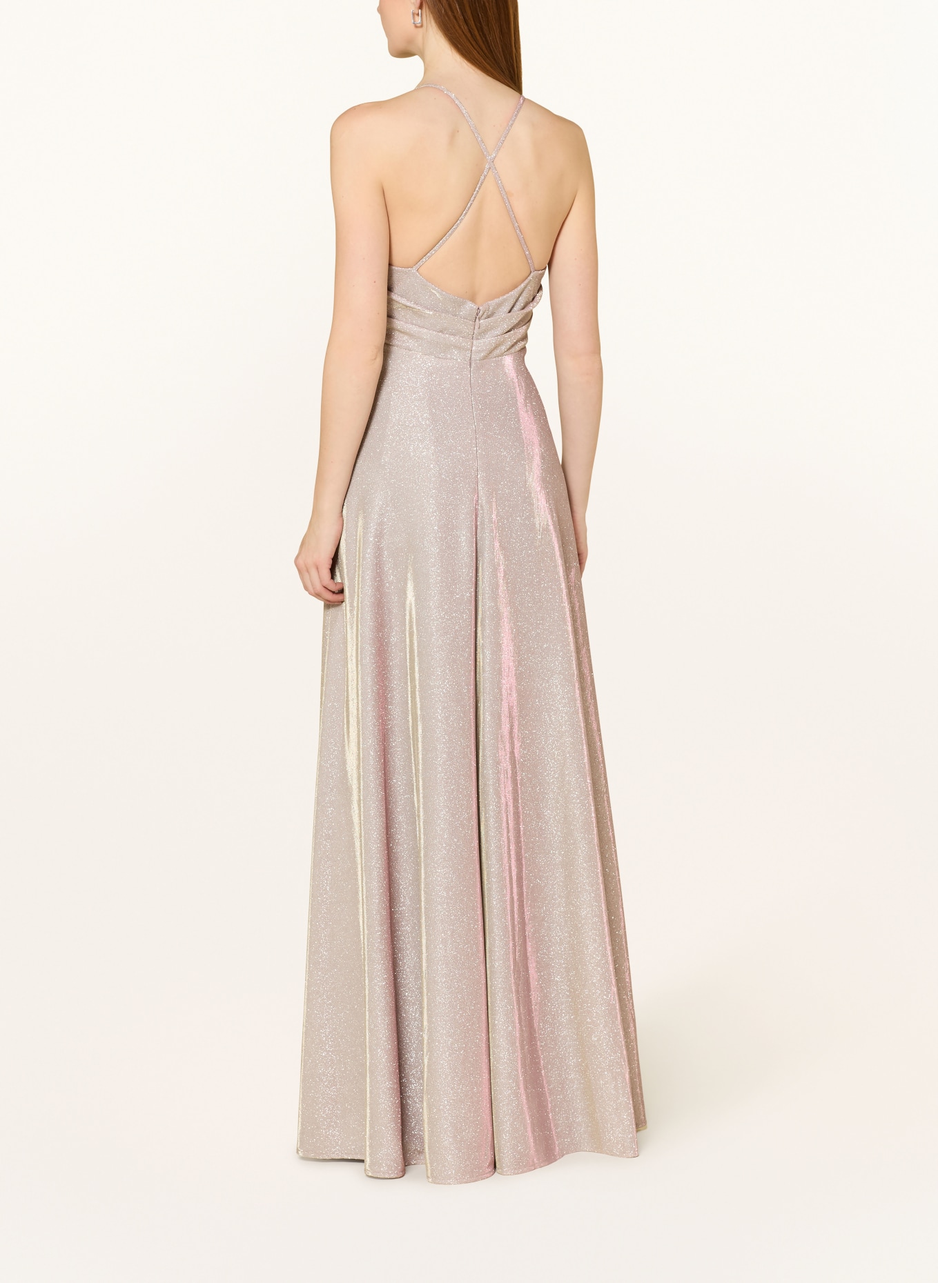 Hey Kyla Suknia wieczorowa z błyszczącą nicią: ZŁOTY / SREBRNY