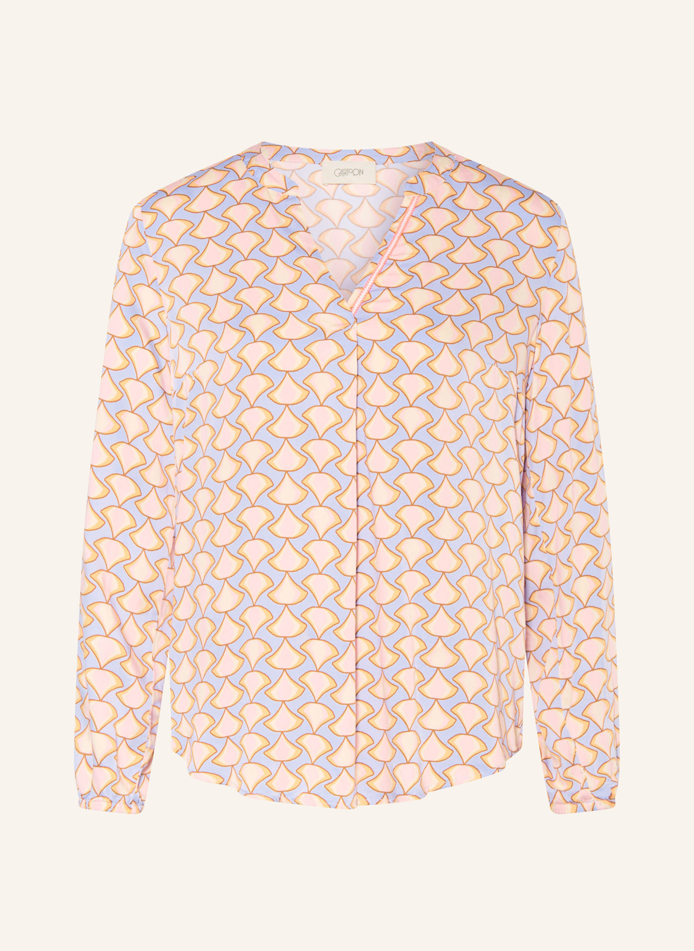 CARTOON blouse shirt: LIGHT BLUE / ROSE / LIGHT ORANGE
