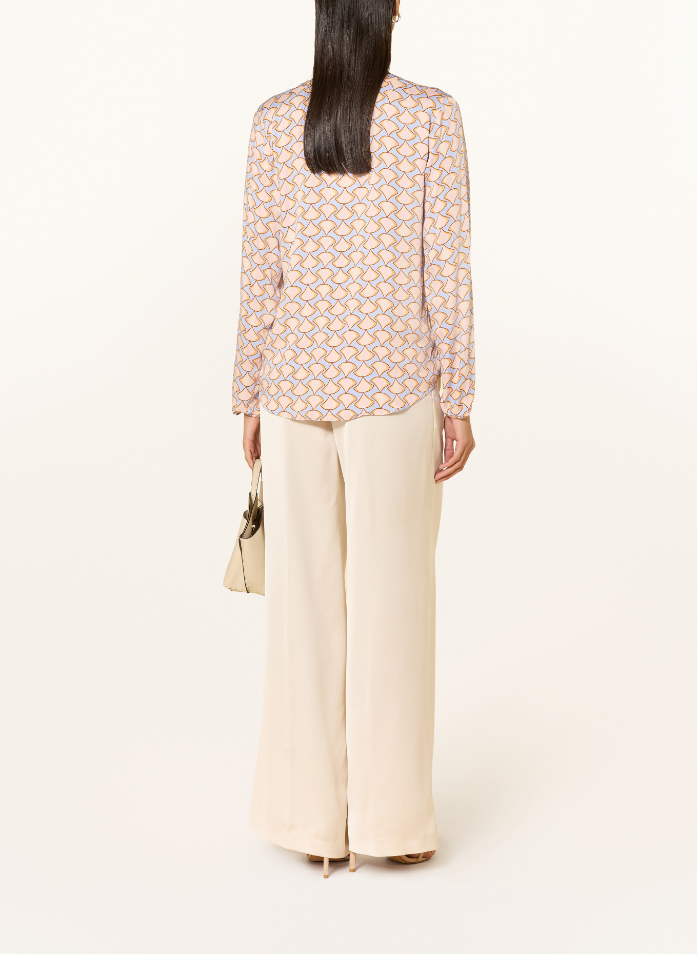 CARTOON blouse shirt: LIGHT BLUE / ROSE / LIGHT ORANGE