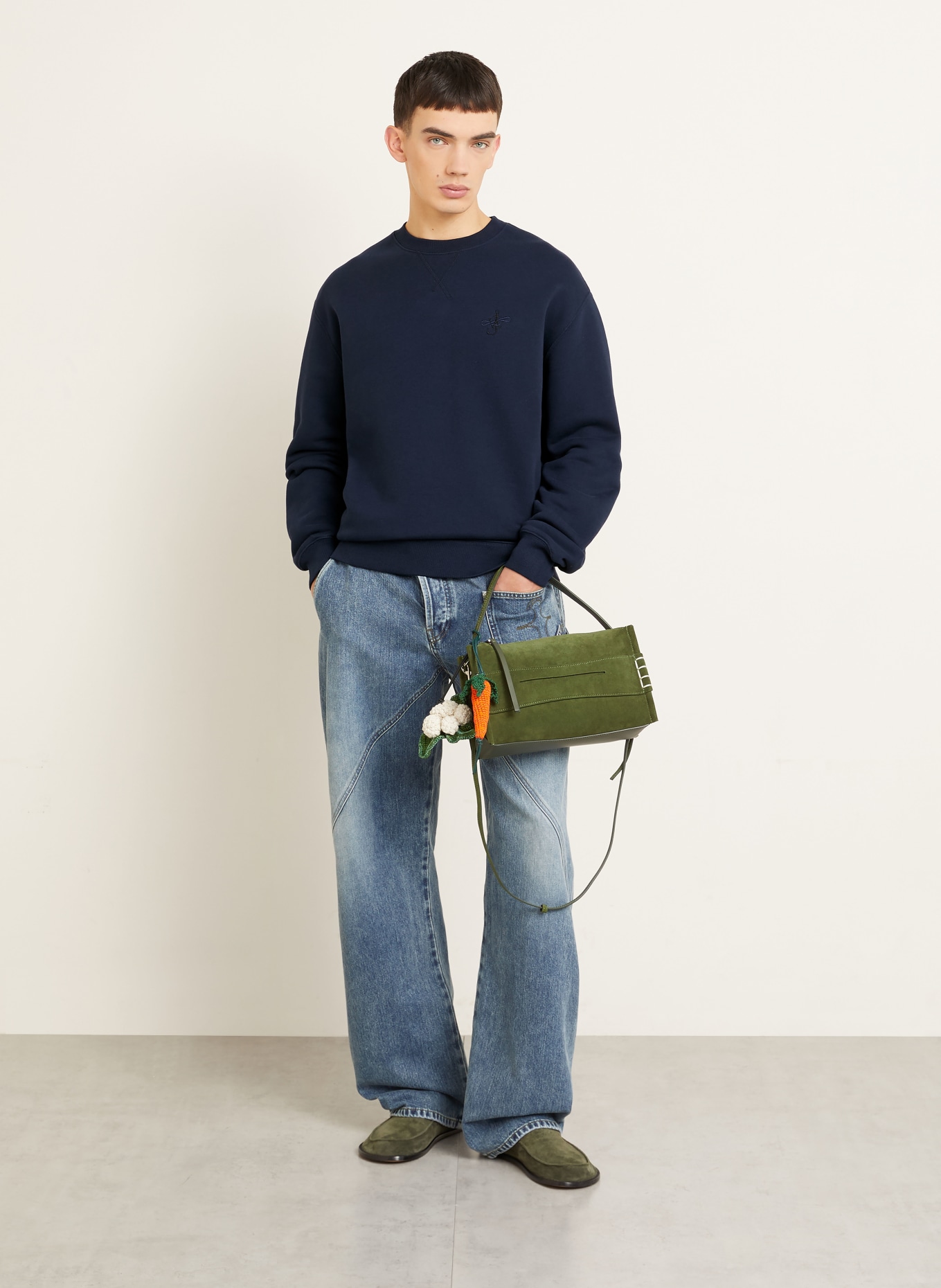 JW ANDERSON bluza: GRANATOWY