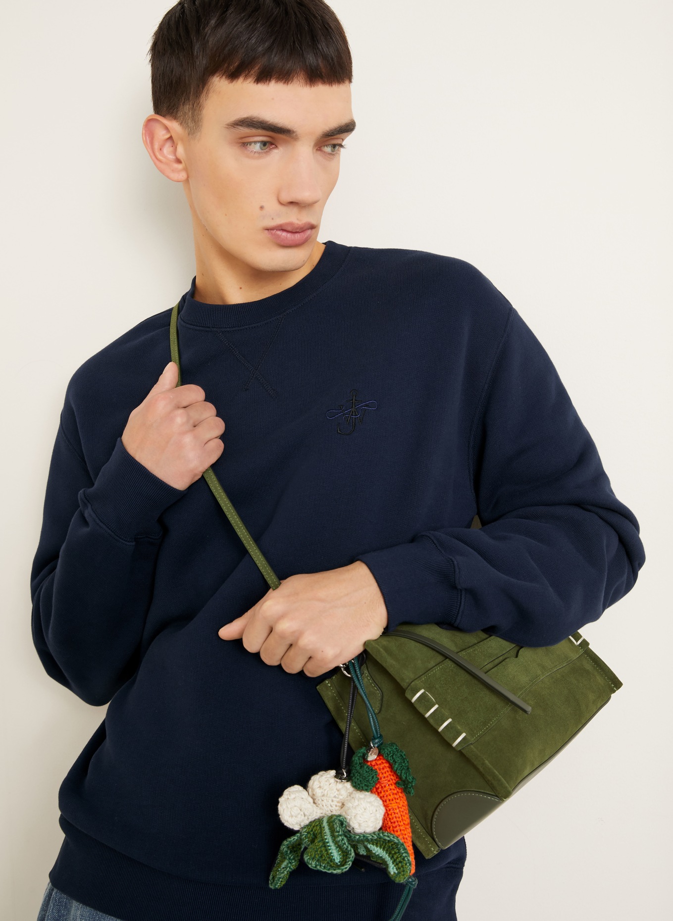 JW ANDERSON bluza: GRANATOWY