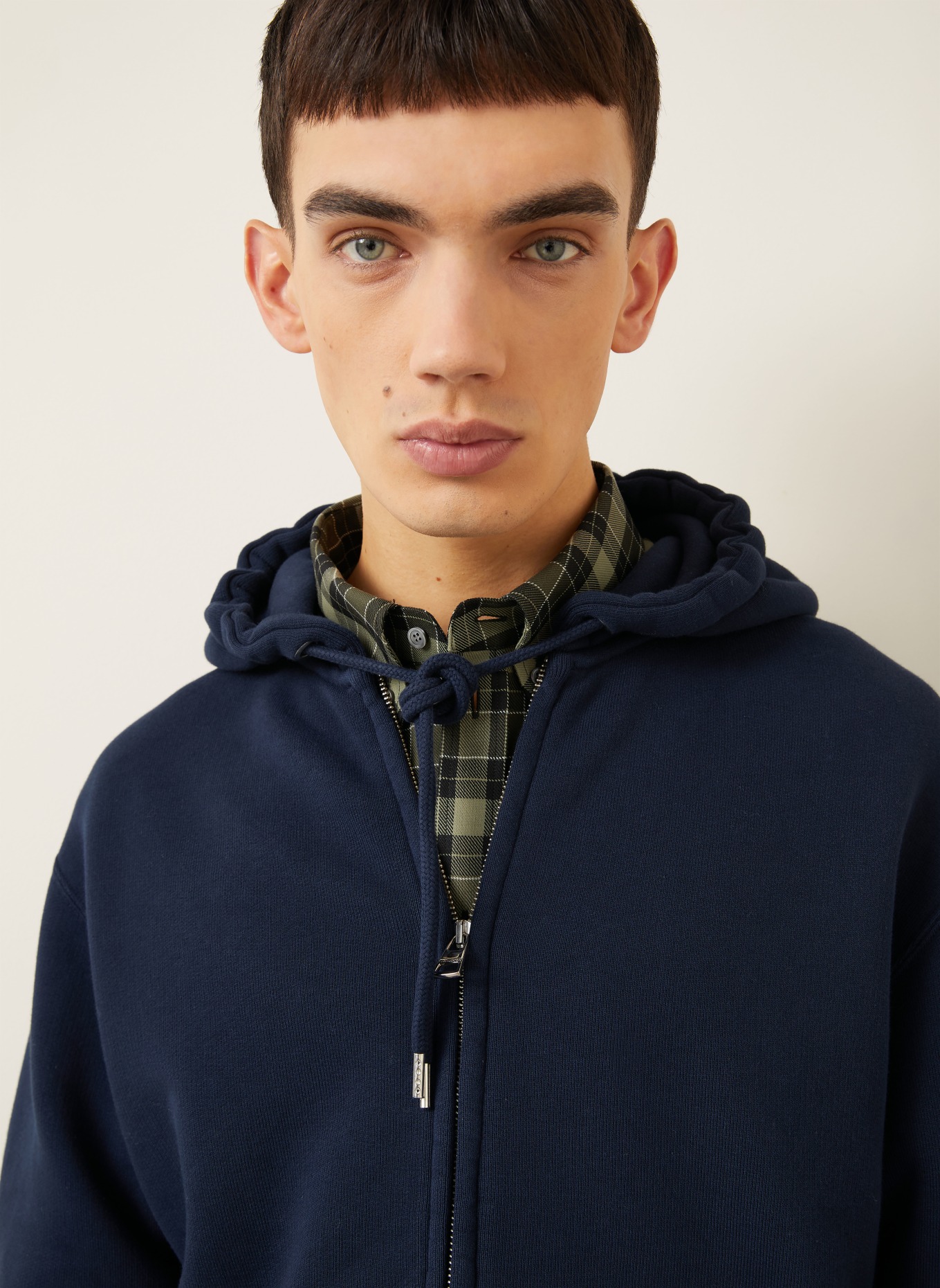 JW ANDERSON bluza z kapturem: GRANATOWY