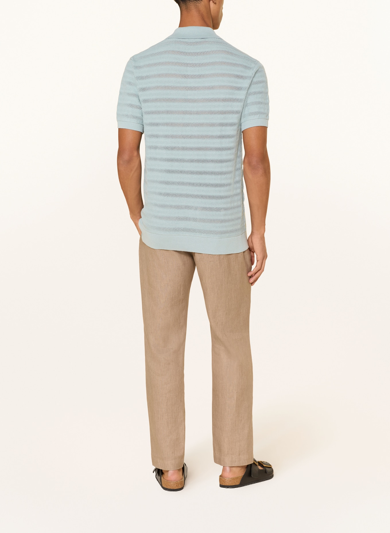 FRESCOBOL CARIOCA Strick-Poloshirt VIDAL: TÜRKIS