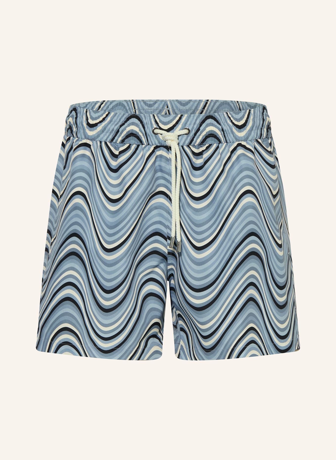 FRESCOBOL CARIOCA RIO swim shorts: BLUE GRAY / ECRU / BLACK