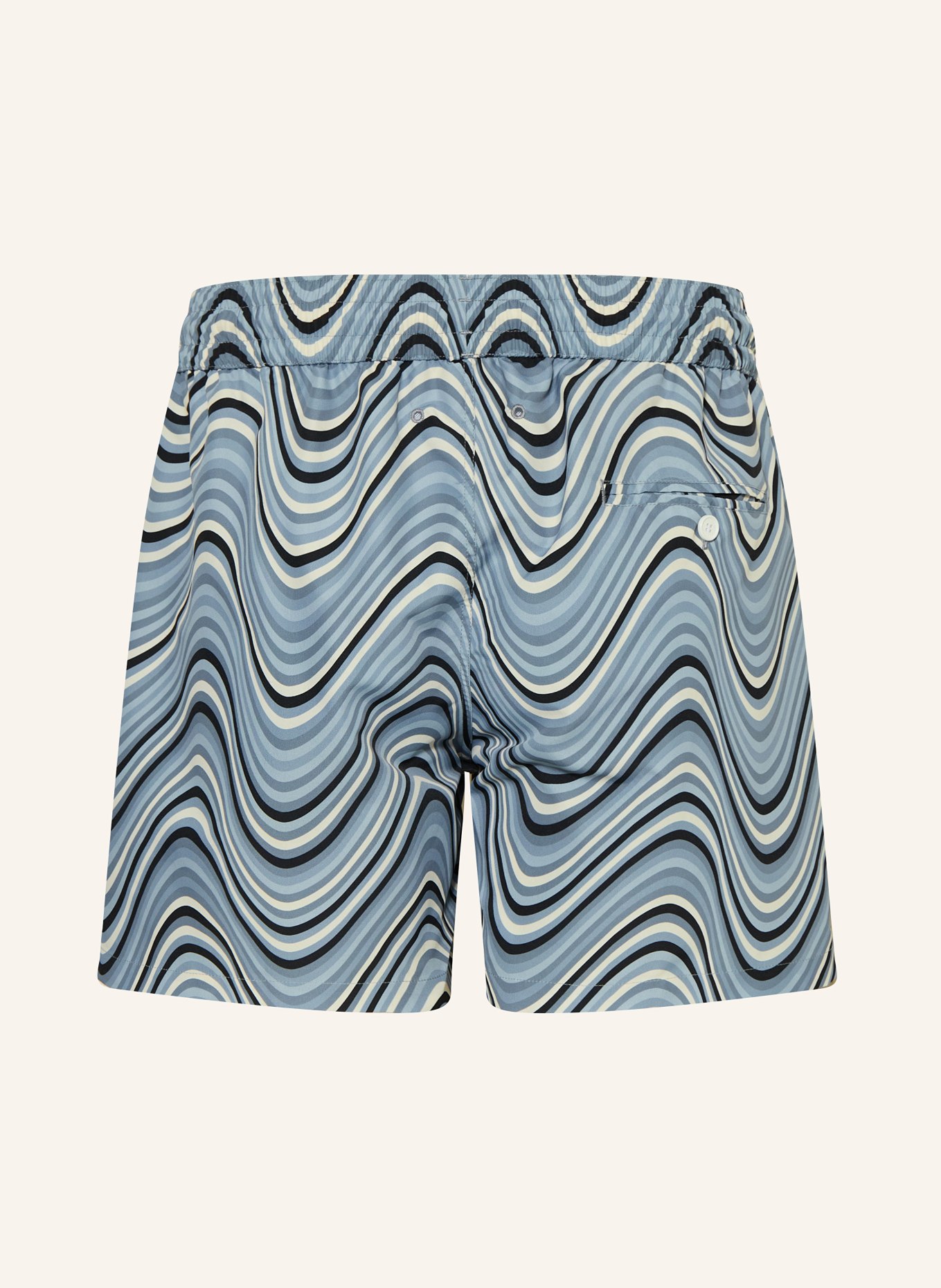 FRESCOBOL CARIOCA RIO swim shorts: BLUE GRAY / ECRU / BLACK