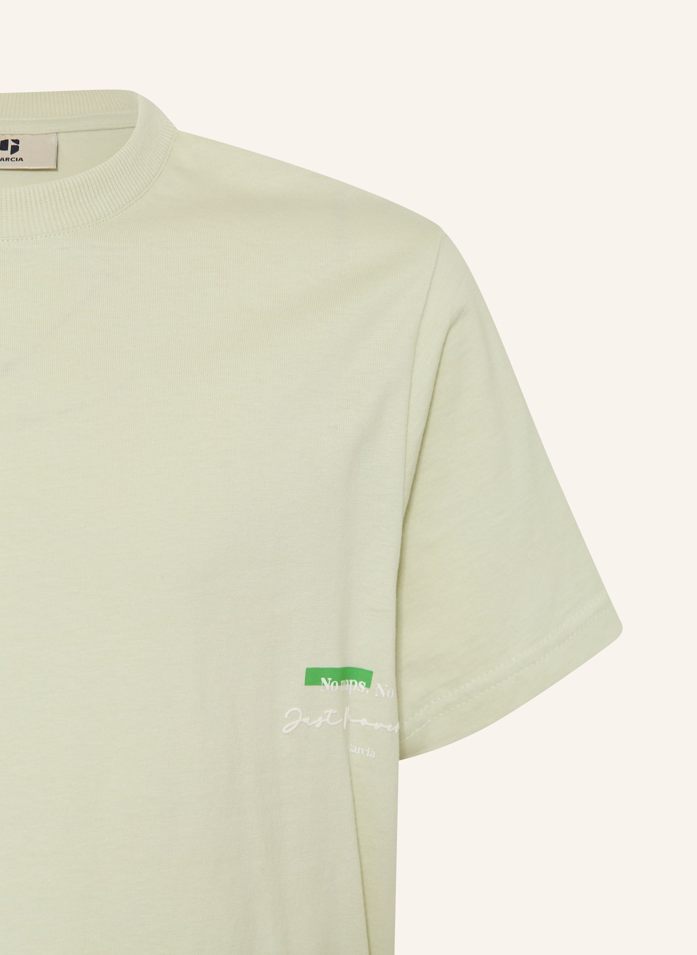 GARCIA koszulka: JASNOZIELONY / ZIELONY