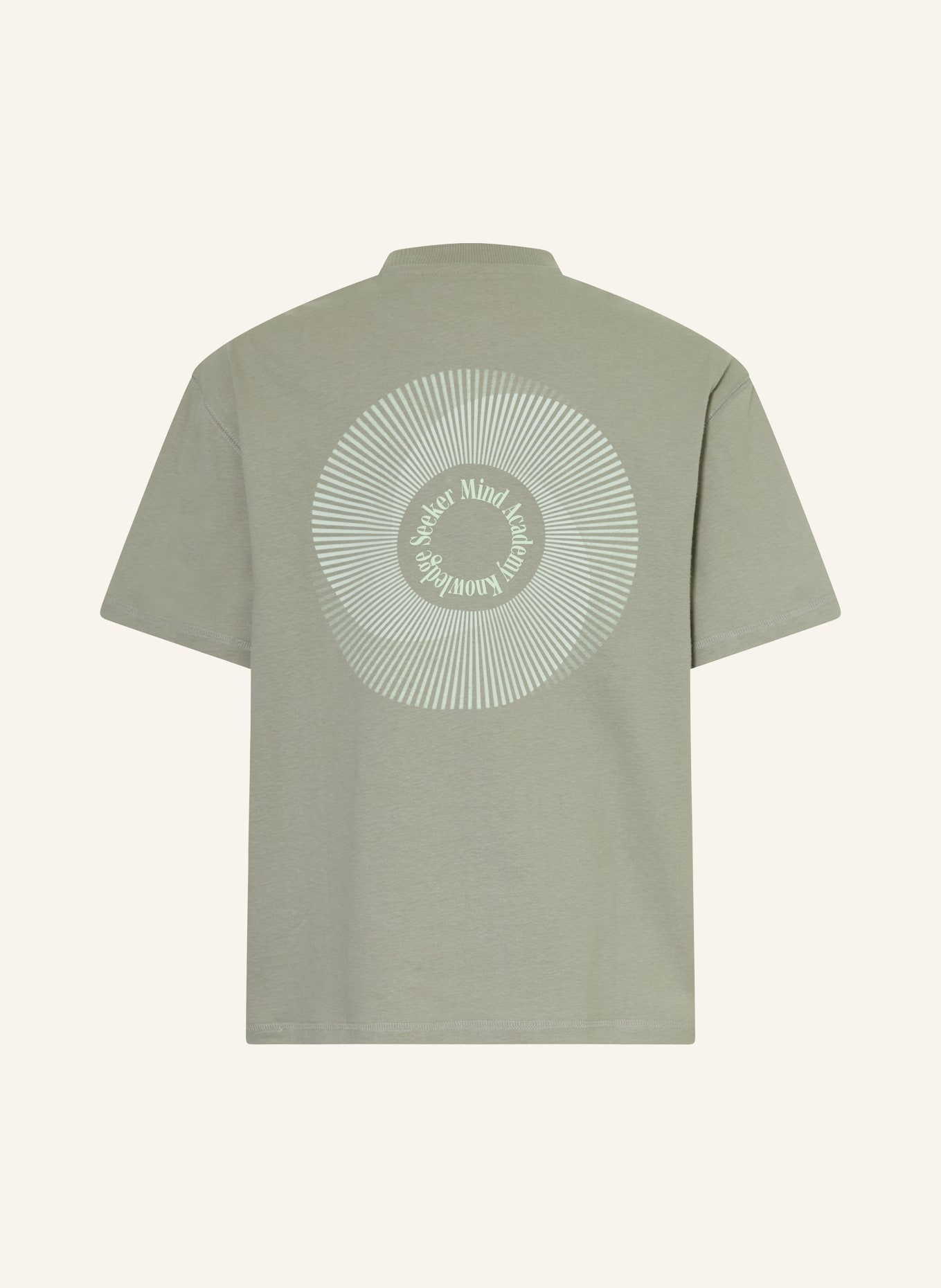 GARCIA T-Shirt: KHAKI / MINT