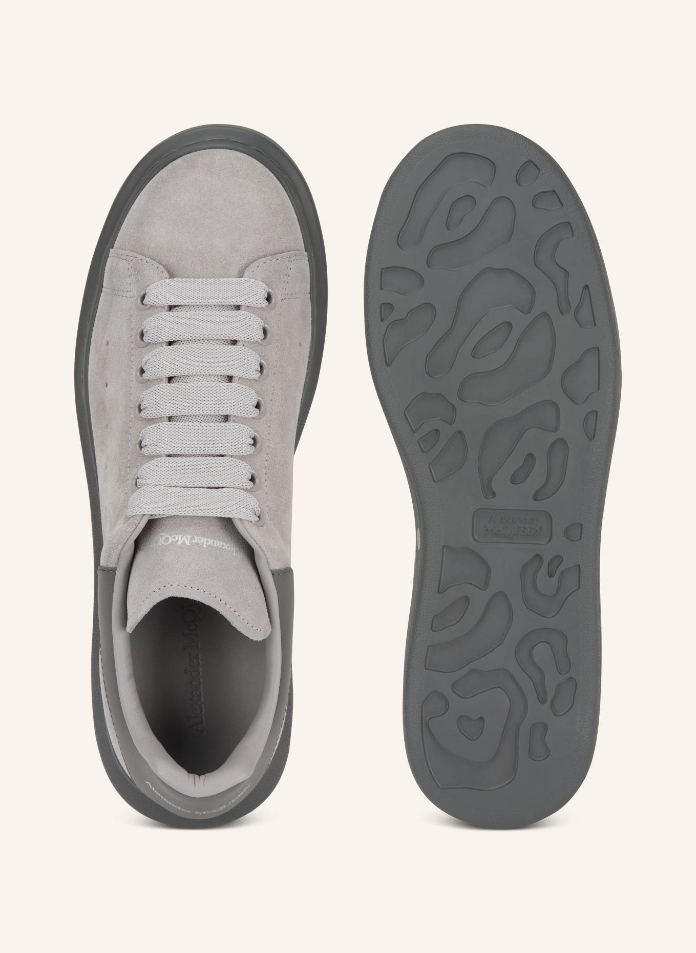 McQUEEN sneaker: LIGHT GRAY / DARK GRAY