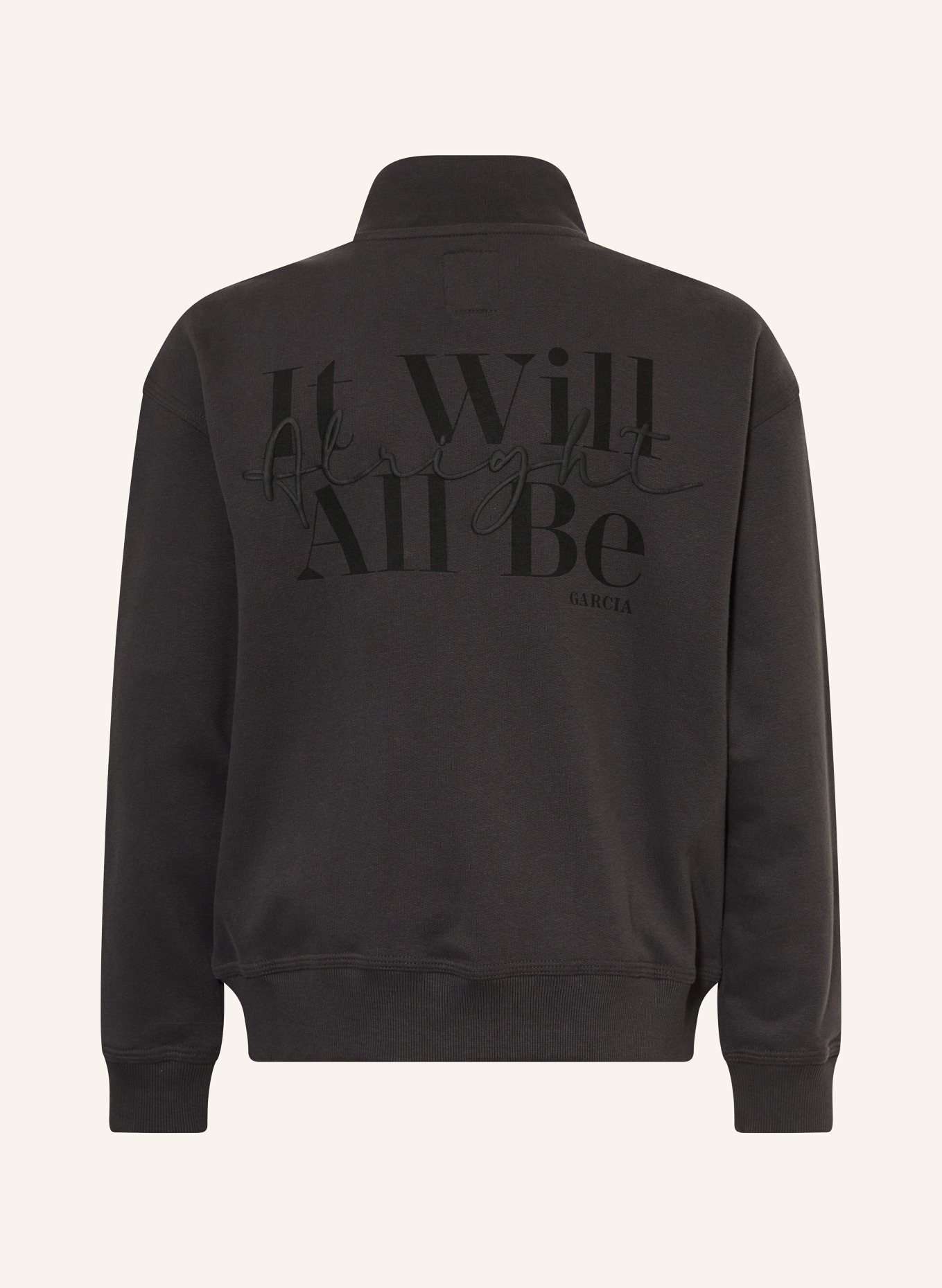 GARCIA Sweatjacke: DUNKELGRAU