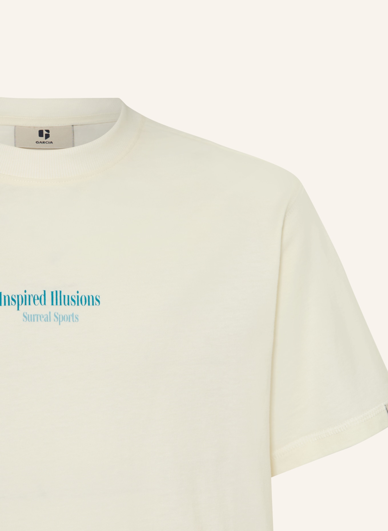 GARCIA T-Shirt: ECRU
