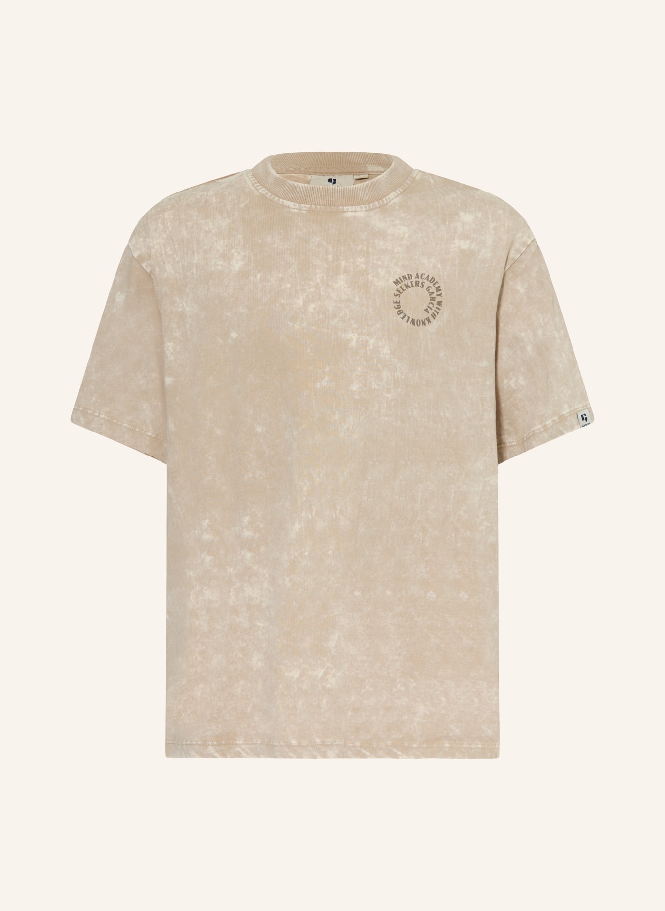 GARCIA T-Shirt: BEIGE / HELLBRAUN