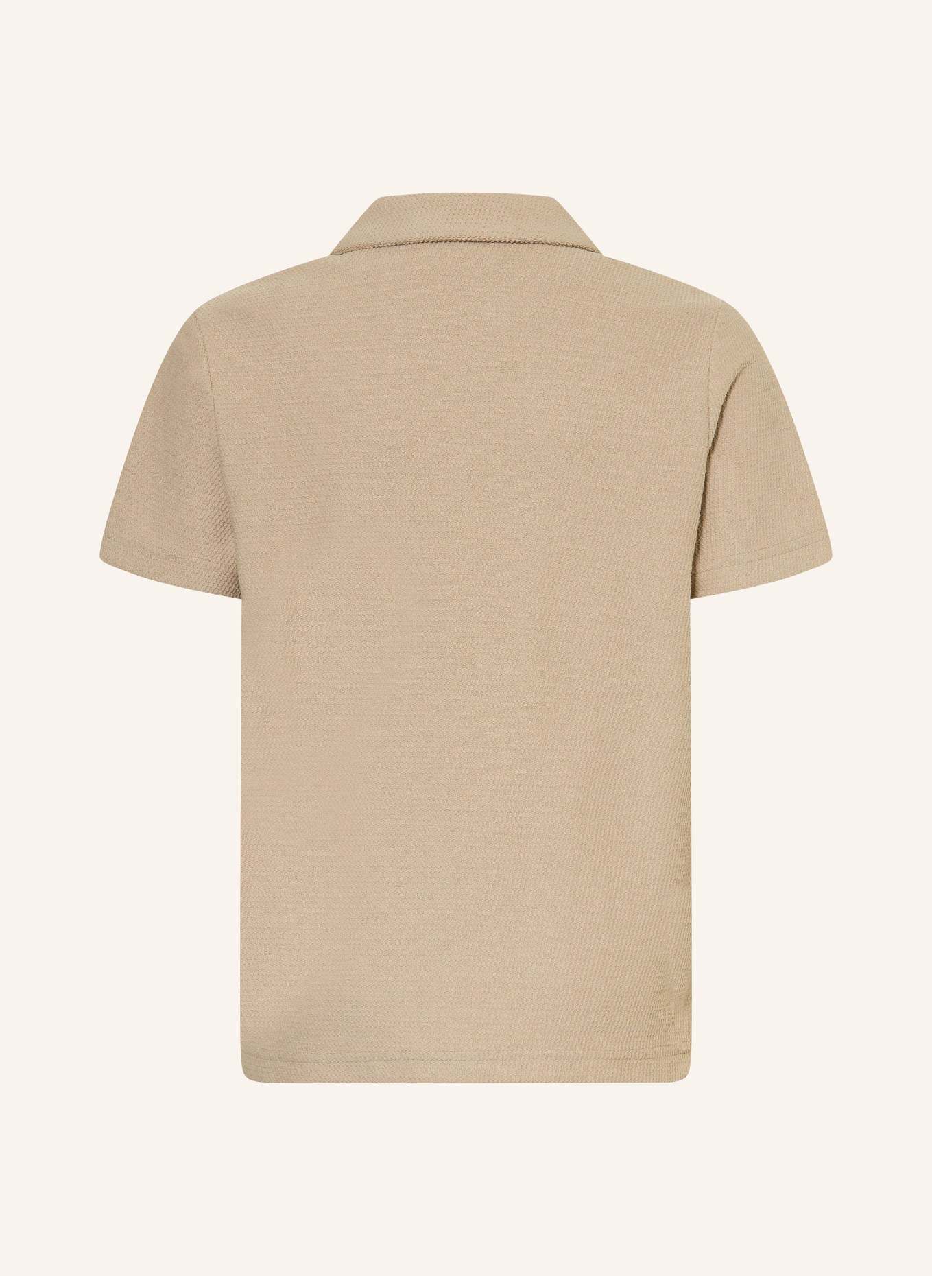 GARCIA Piqué-Poloshirt: BEIGE