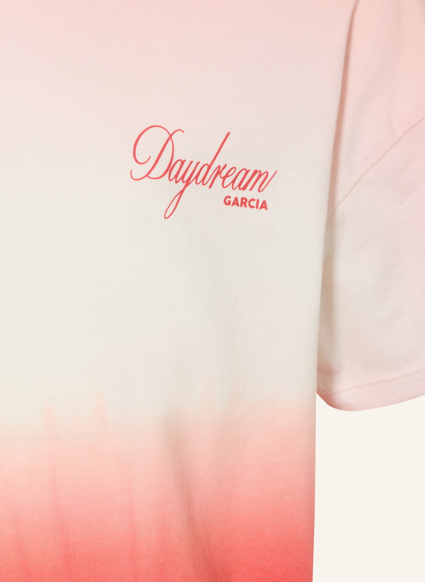 GARCIA T-shirt: ROUGE / ROSE / ÉCRU