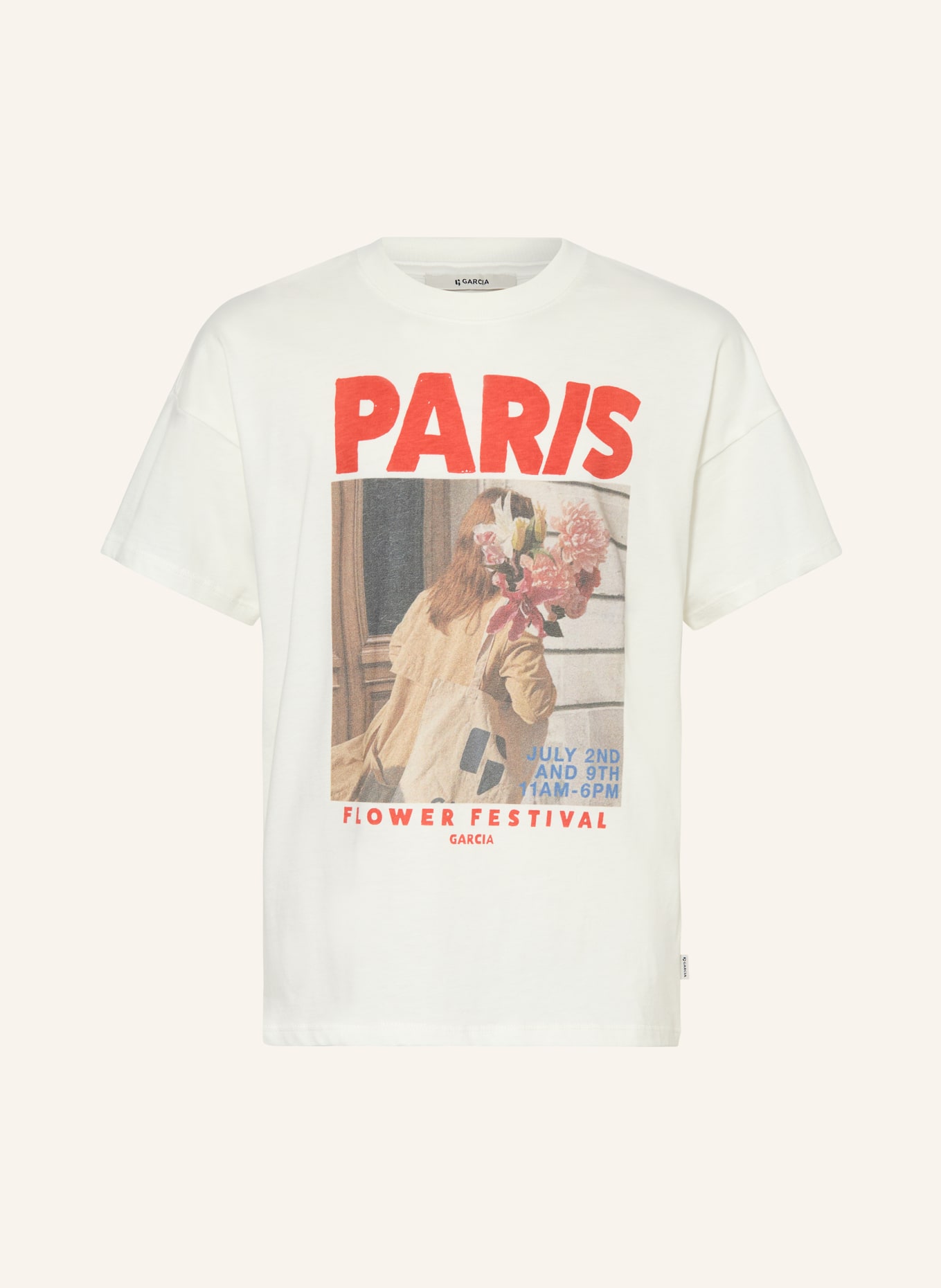 GARCIA T-Shirt: WEISS