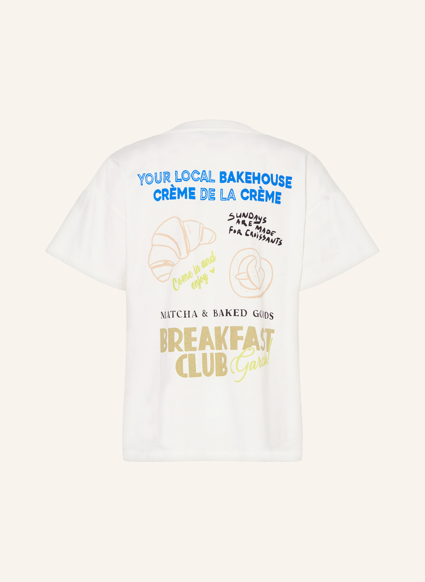 GARCIA T-Shirt: CREME