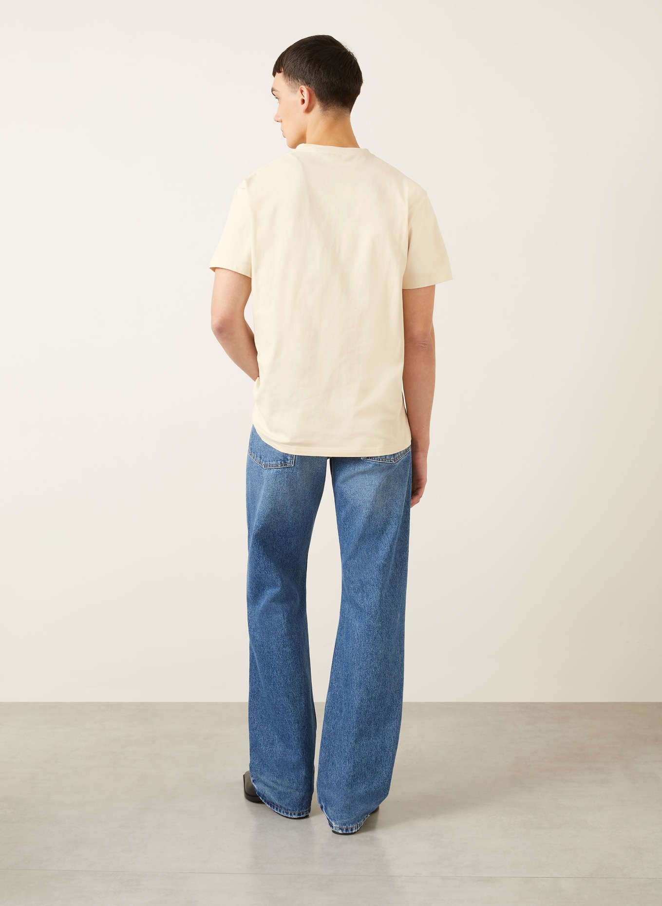 McQUEEN T-shirt: BEIGE