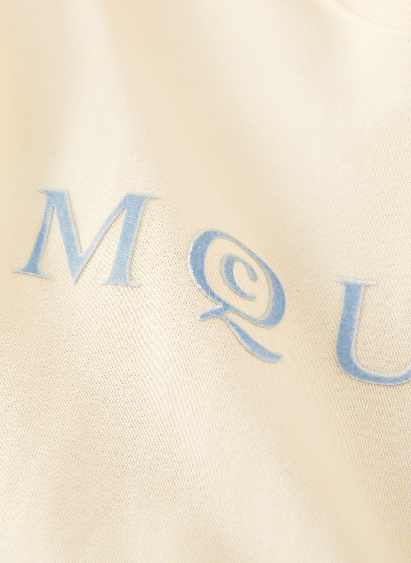 McQUEEN T-shirt: BEIGE