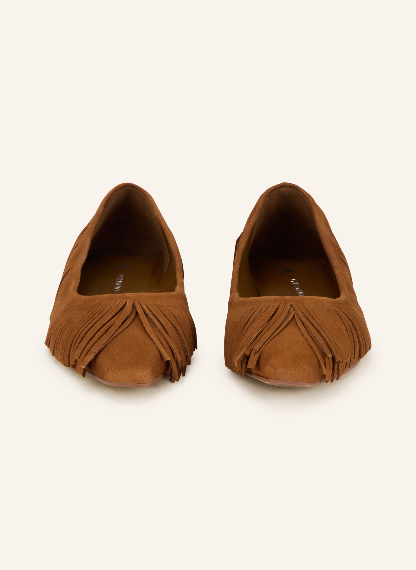 CARRANO ballerina flats: BROWN
