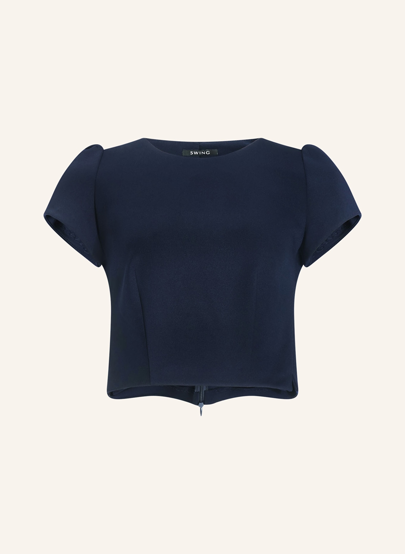 SWING Blusenshirt: DUNKELBLAU