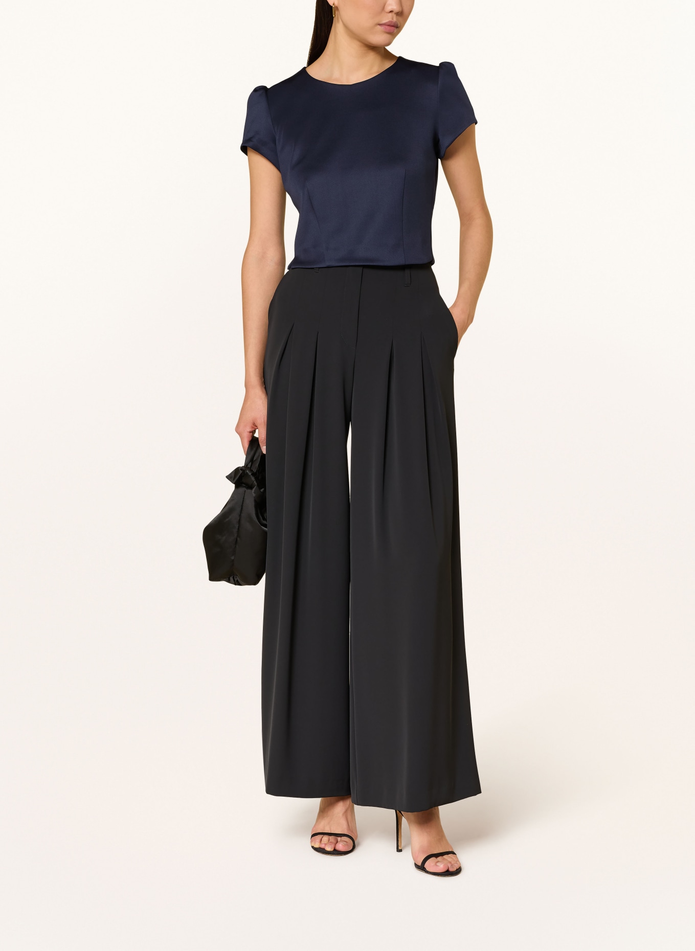 SWING Blusenshirt: DUNKELBLAU