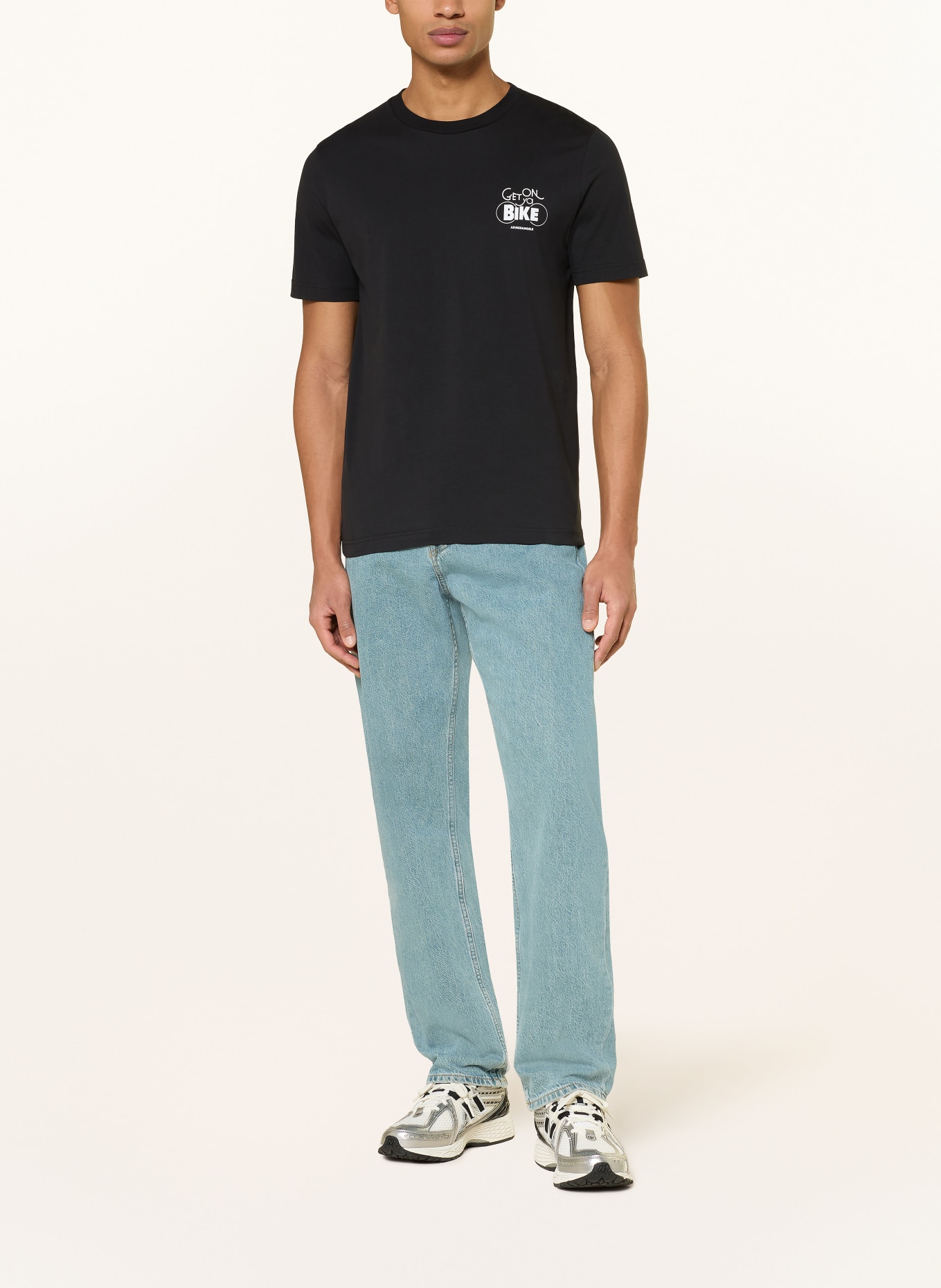 ARMEDANGELS T-Shirt JAAMES: SCHWARZ