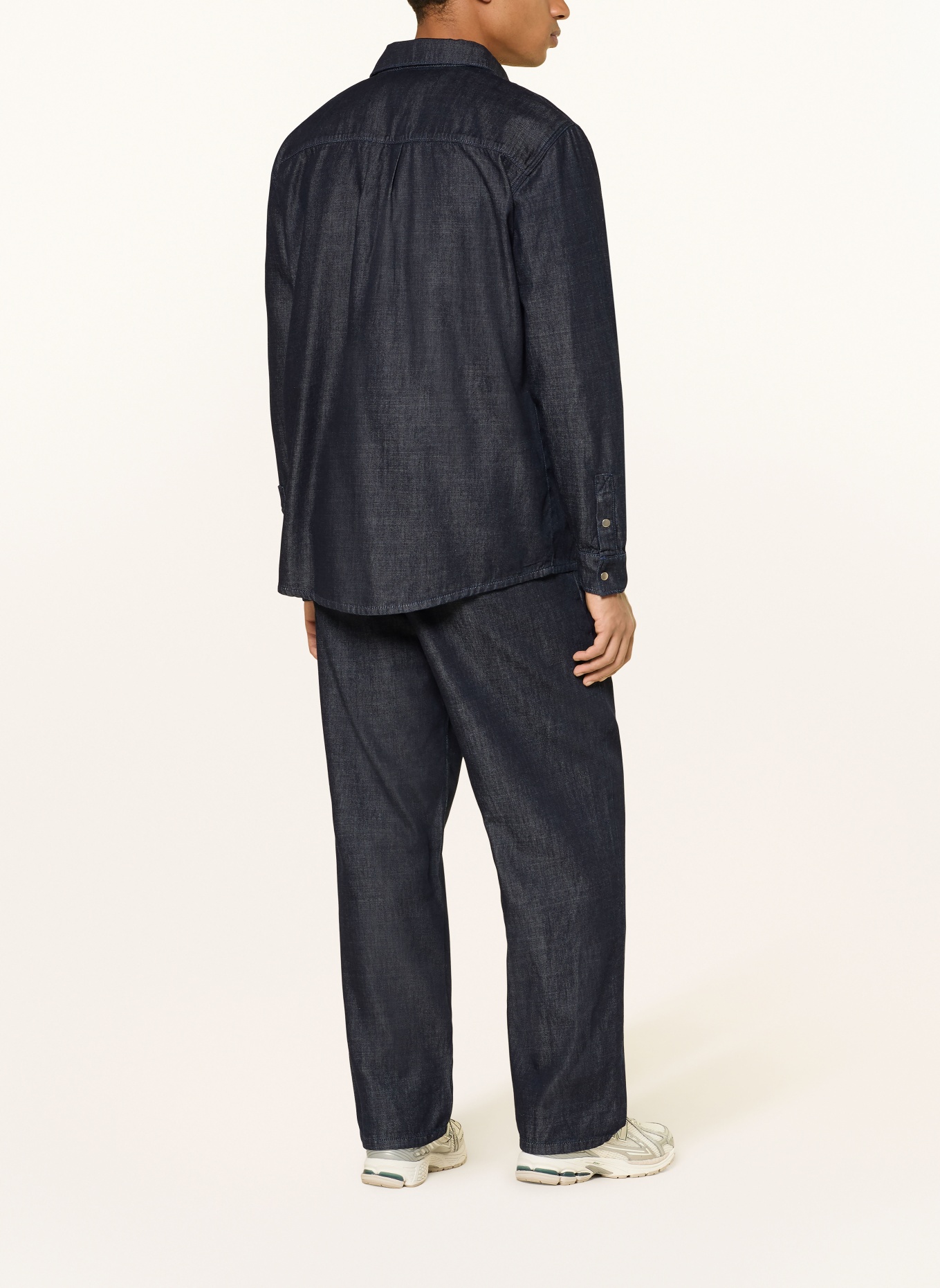 ARMEDANGELS Jeanshemd Comfort Fit: DUNKELBLAU